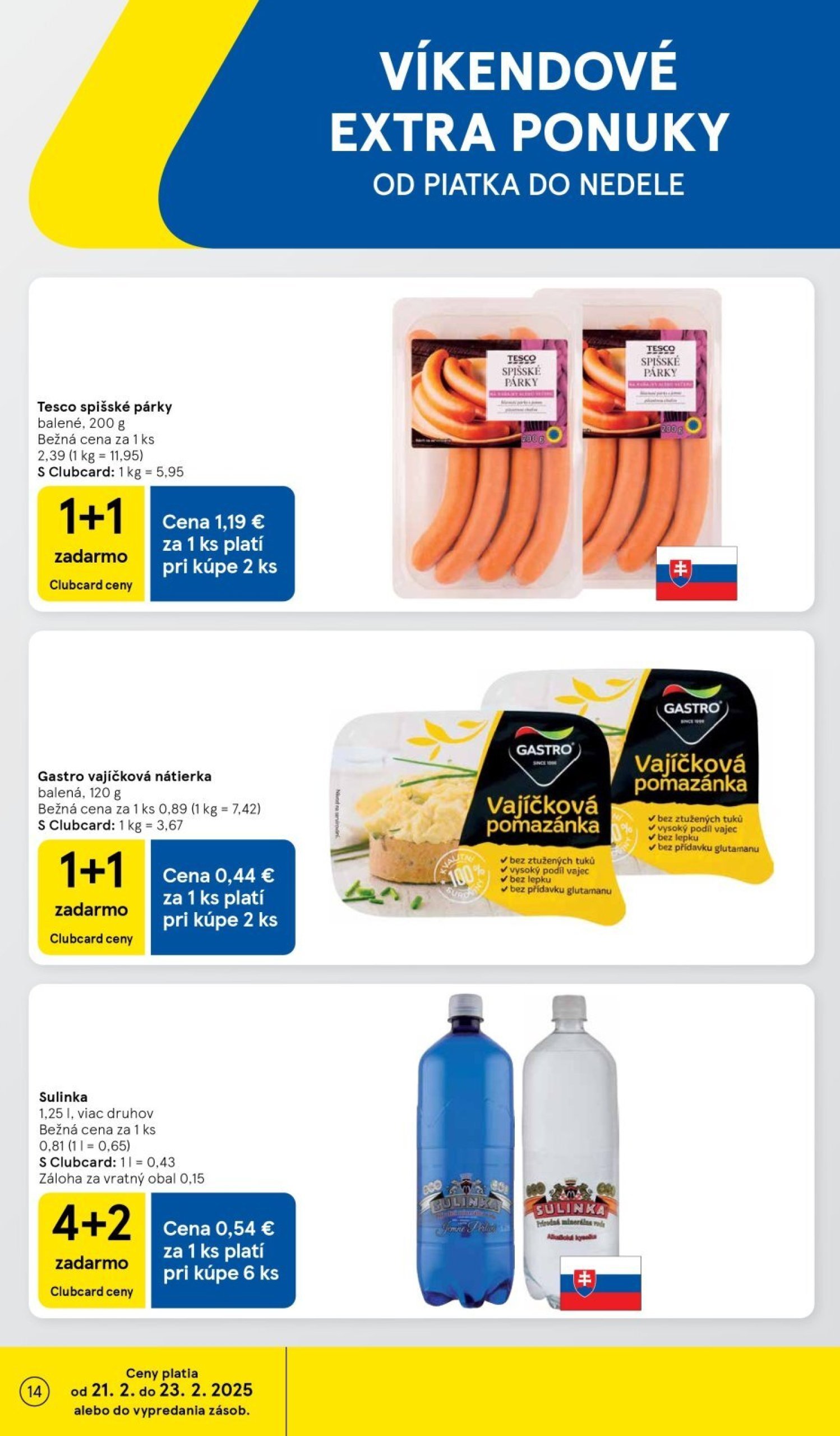 tesco - Tesco supermarket leták platný od 19.02. - 25.02. - page: 14