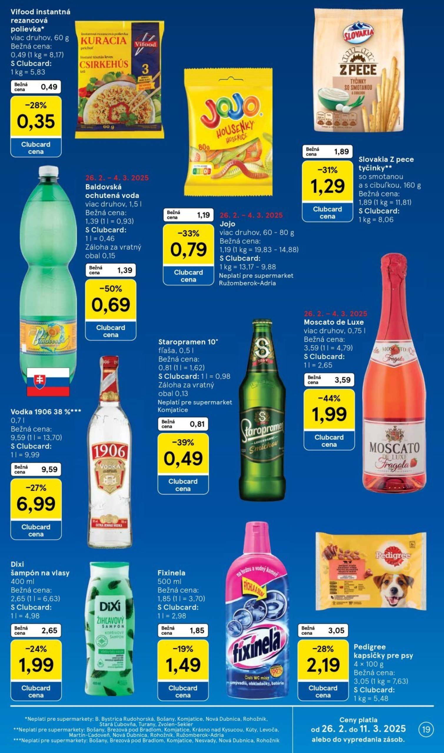 tesco - Tesco supermarket leták platný od 26.02. - 04.03. - page: 19