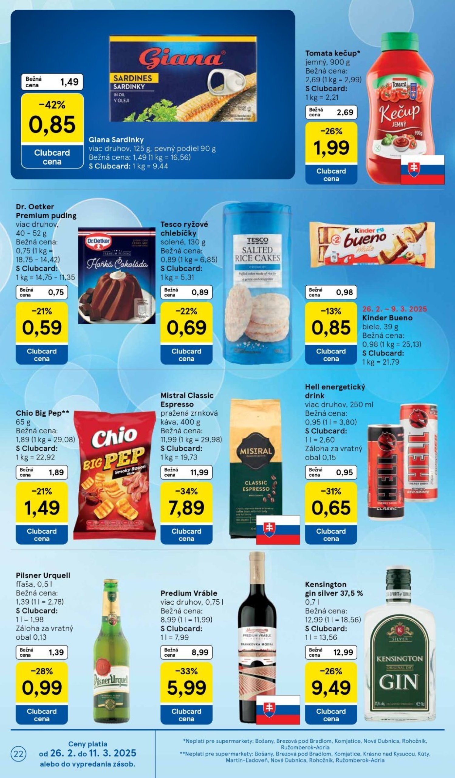 tesco - Tesco supermarket leták platný od 26.02. - 04.03. - page: 22