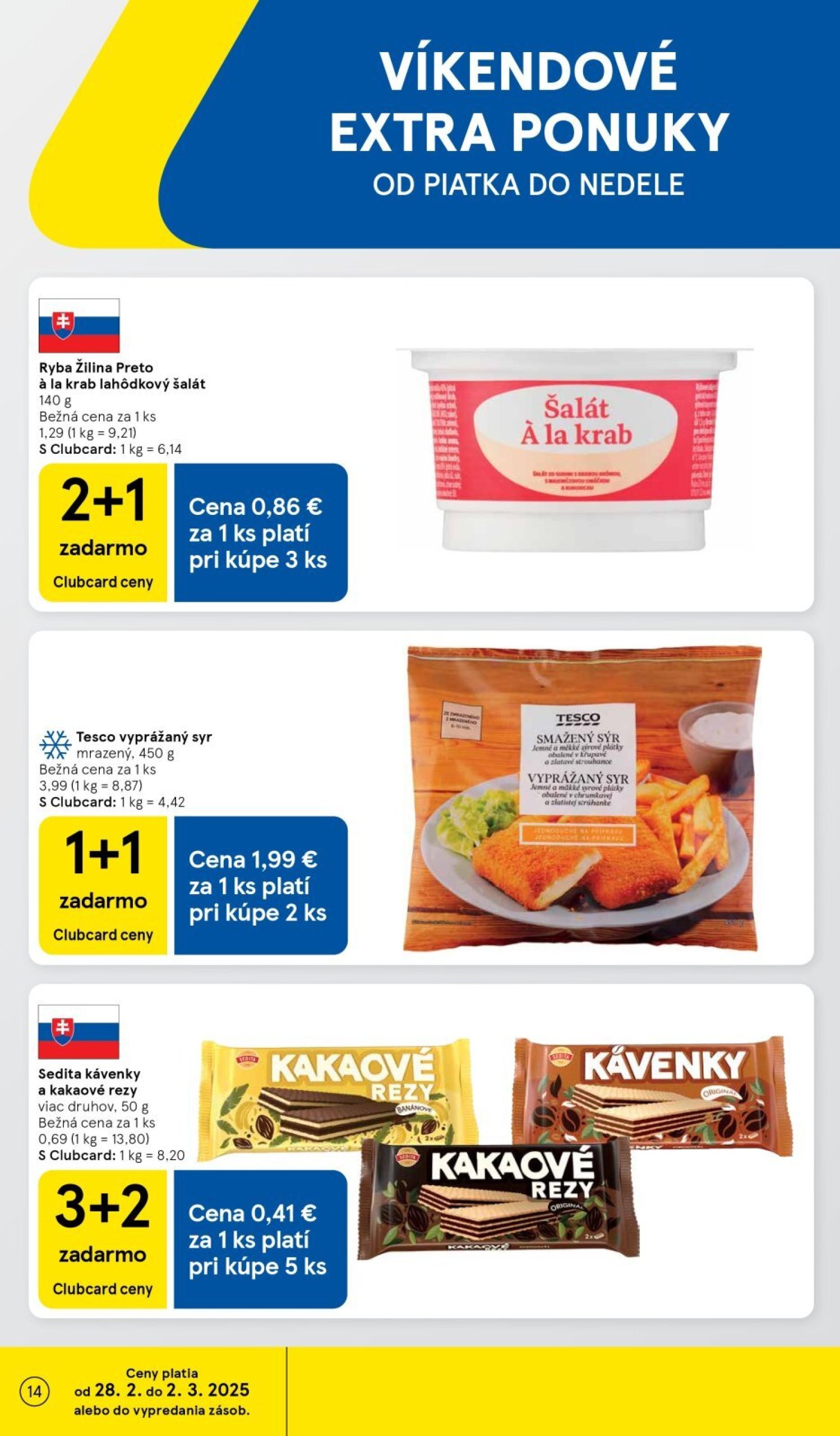 tesco - Tesco supermarket leták platný od 26.02. - 04.03. - page: 14