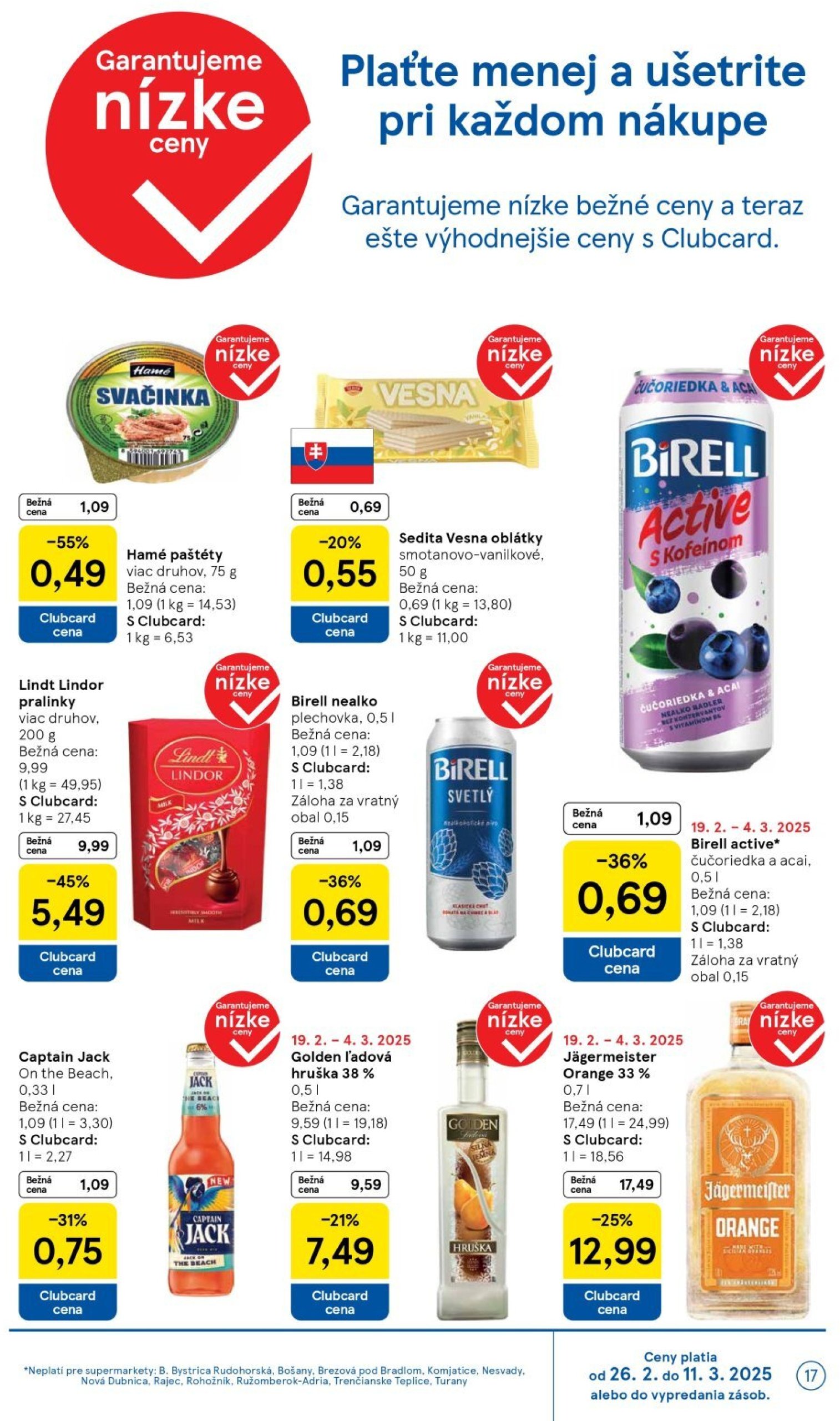 tesco - Tesco supermarket leták platný od 26.02. - 04.03. - page: 17