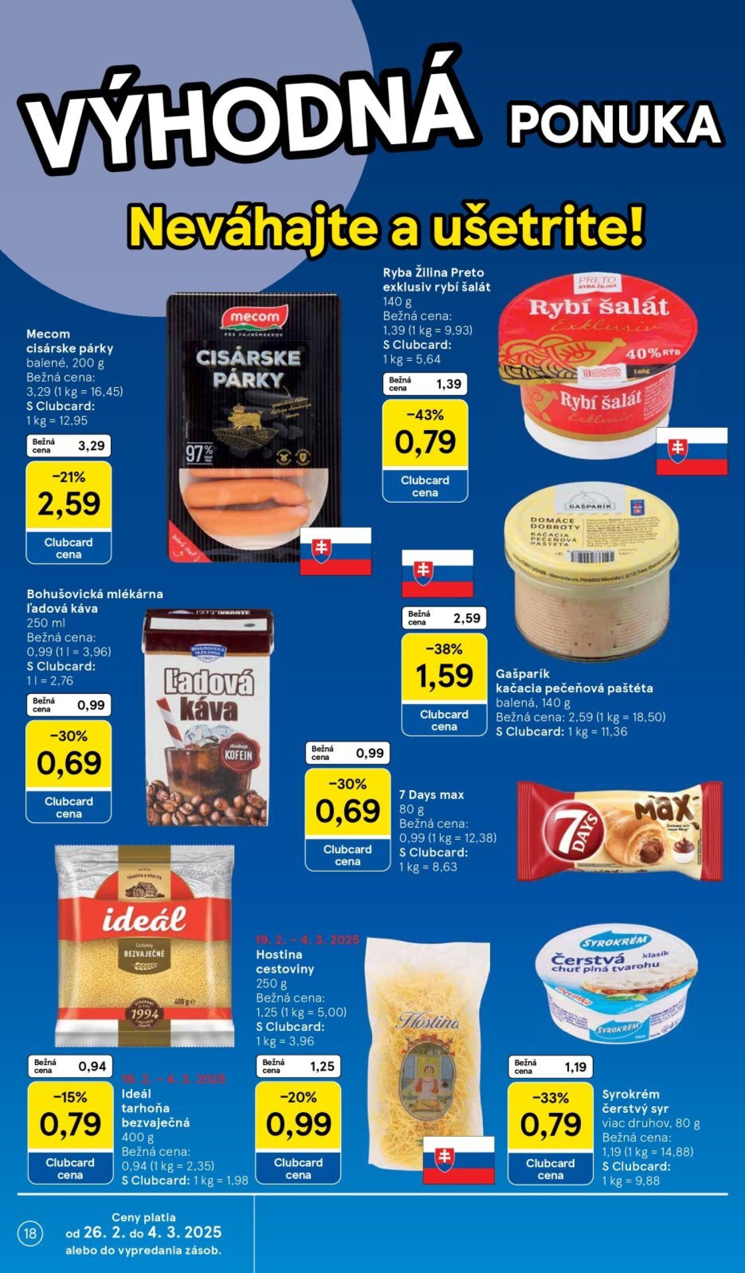 tesco - Tesco supermarket leták platný od 26.02. - 04.03. - page: 18