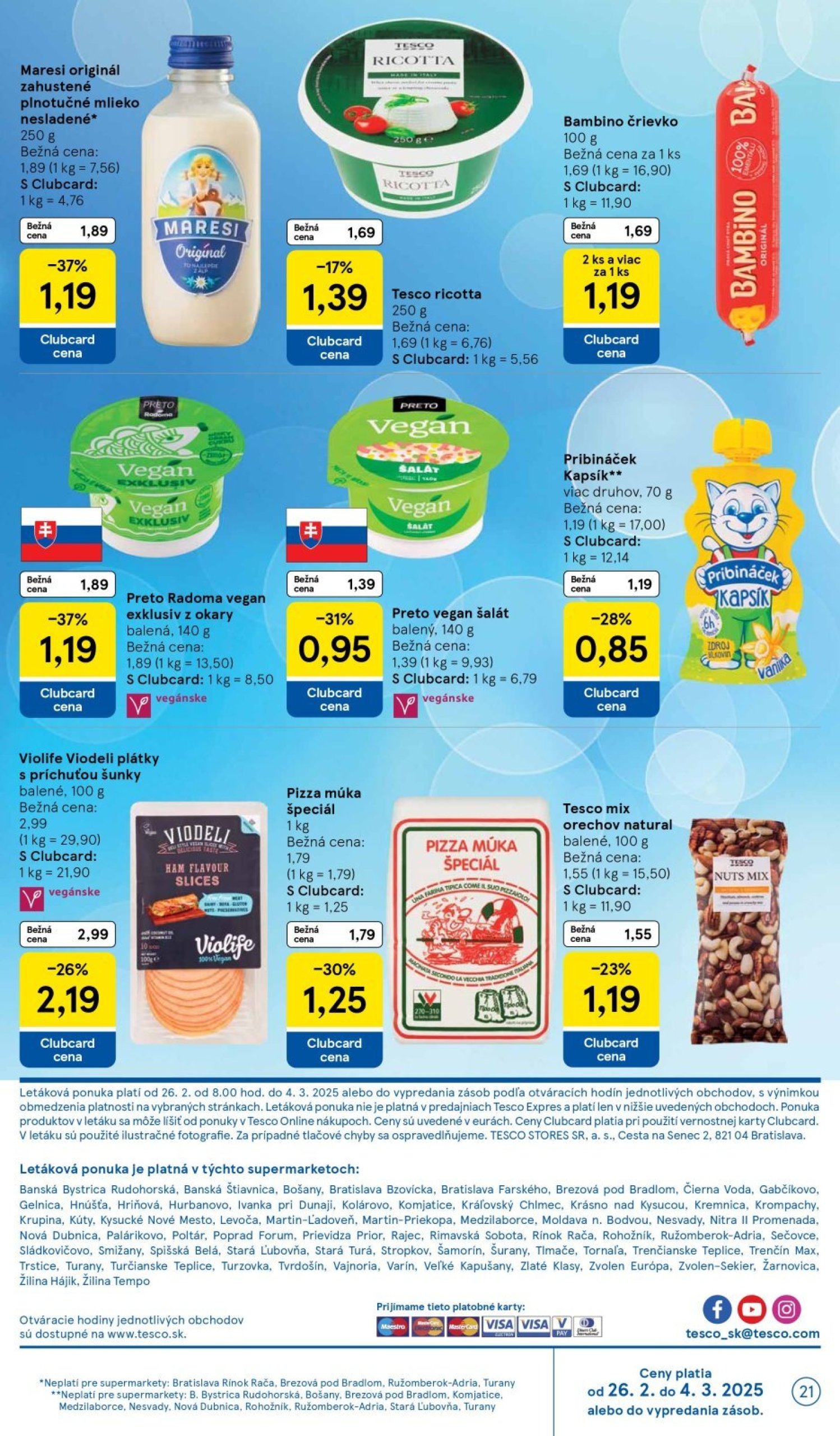 tesco - Tesco supermarket leták platný od 26.02. - 04.03. - page: 21