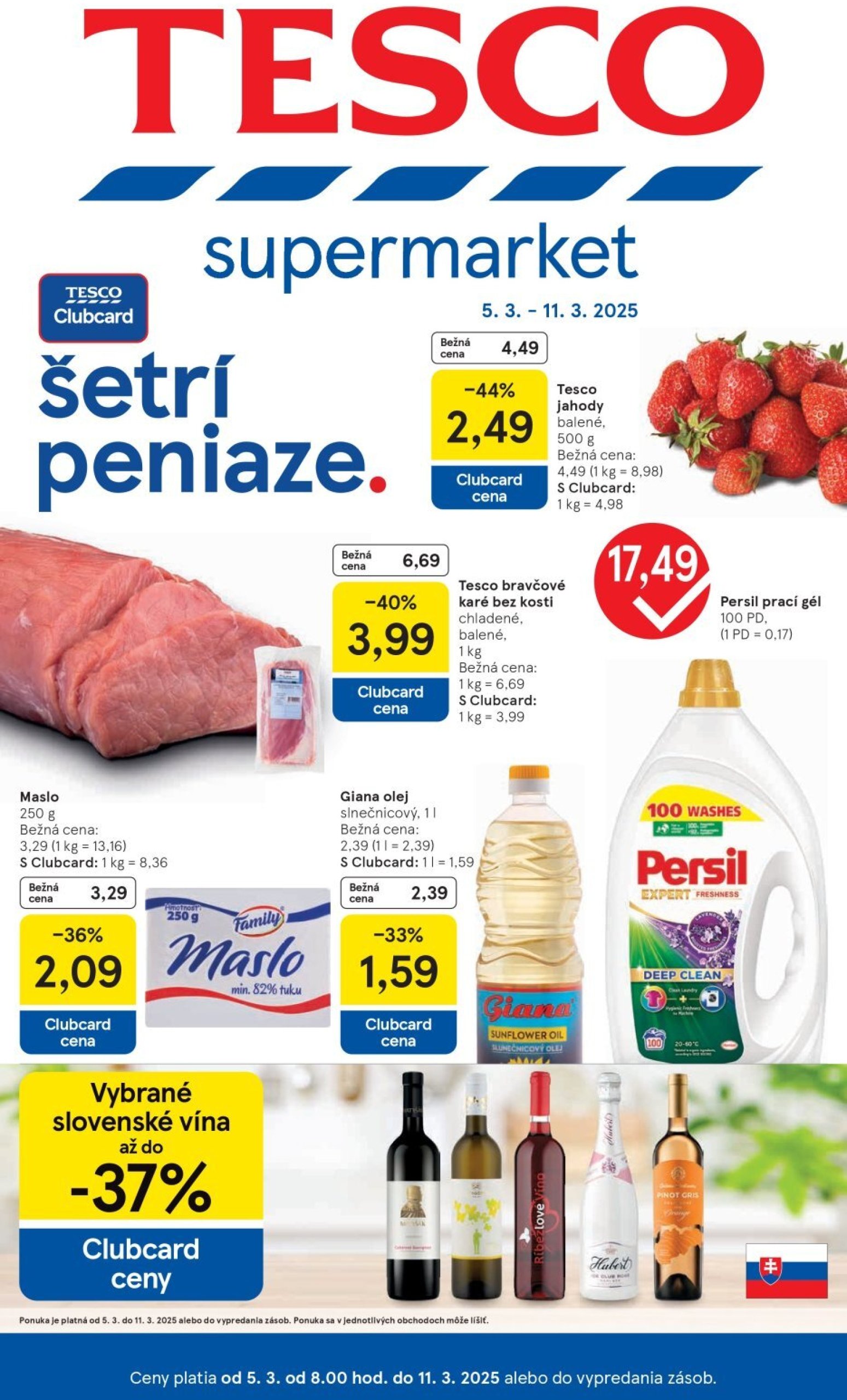 tesco - Tesco supermarket leták platný od 05.03. - 11.03. - page: 1