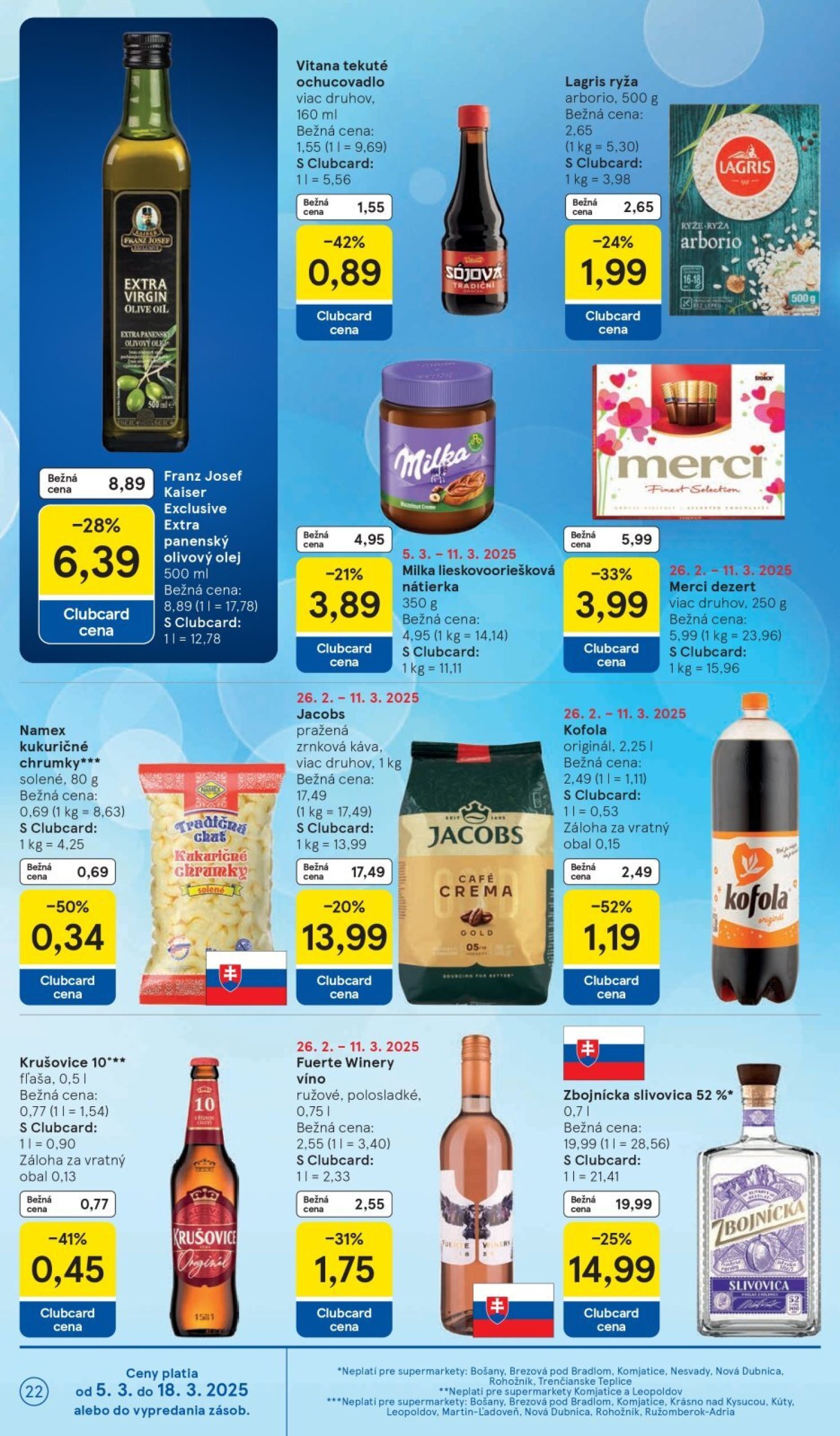 tesco - Tesco supermarket leták platný od 05.03. - 11.03. - page: 22