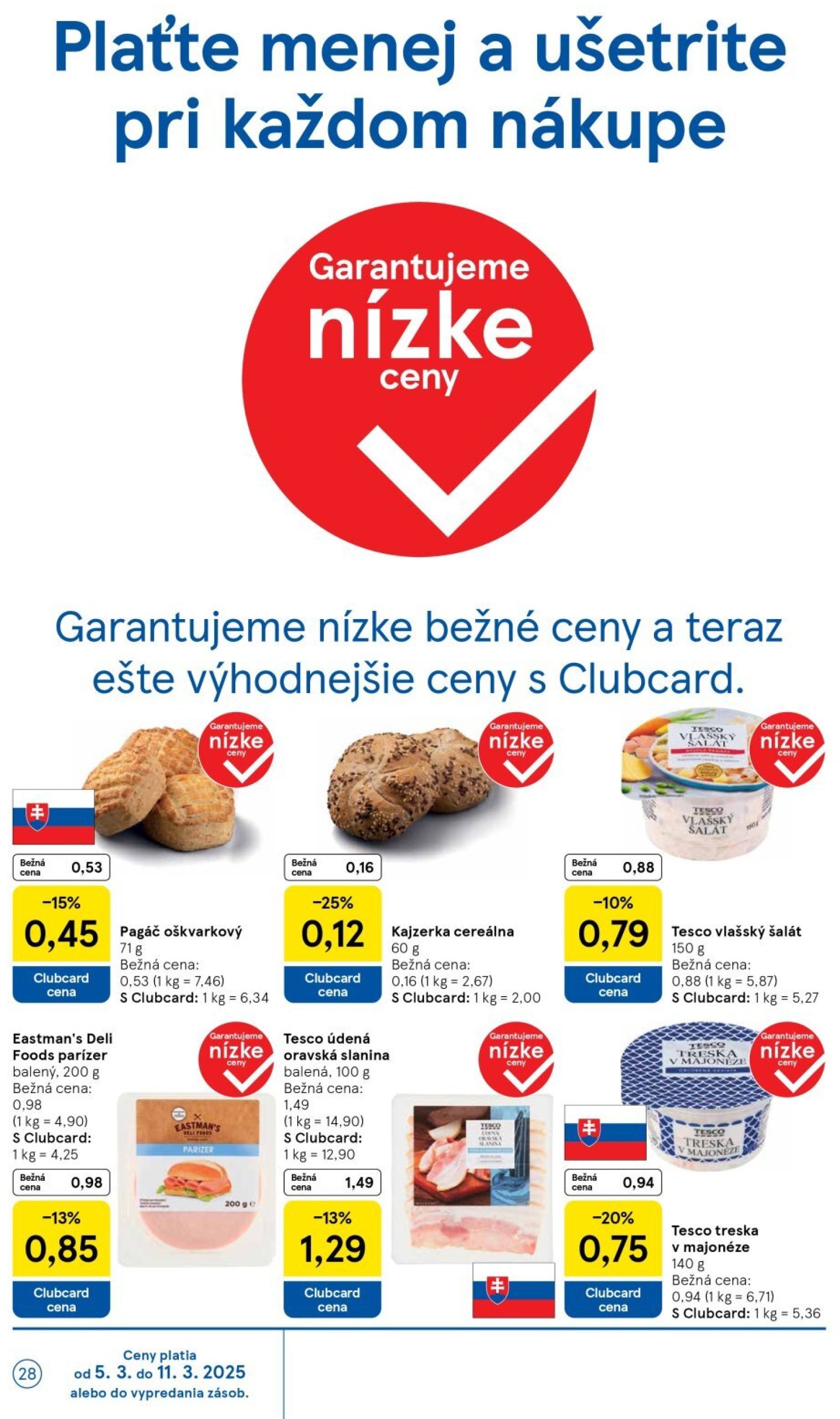 tesco - Tesco leták platný od 05.03. - 11.03. - page: 28