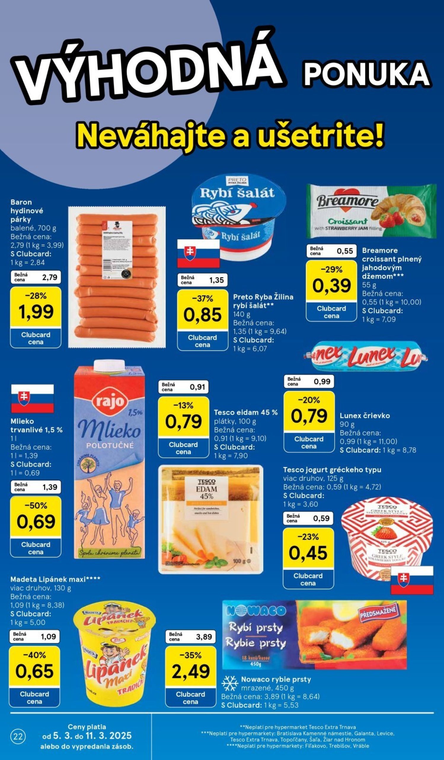 tesco - Tesco leták platný od 05.03. - 11.03. - page: 22