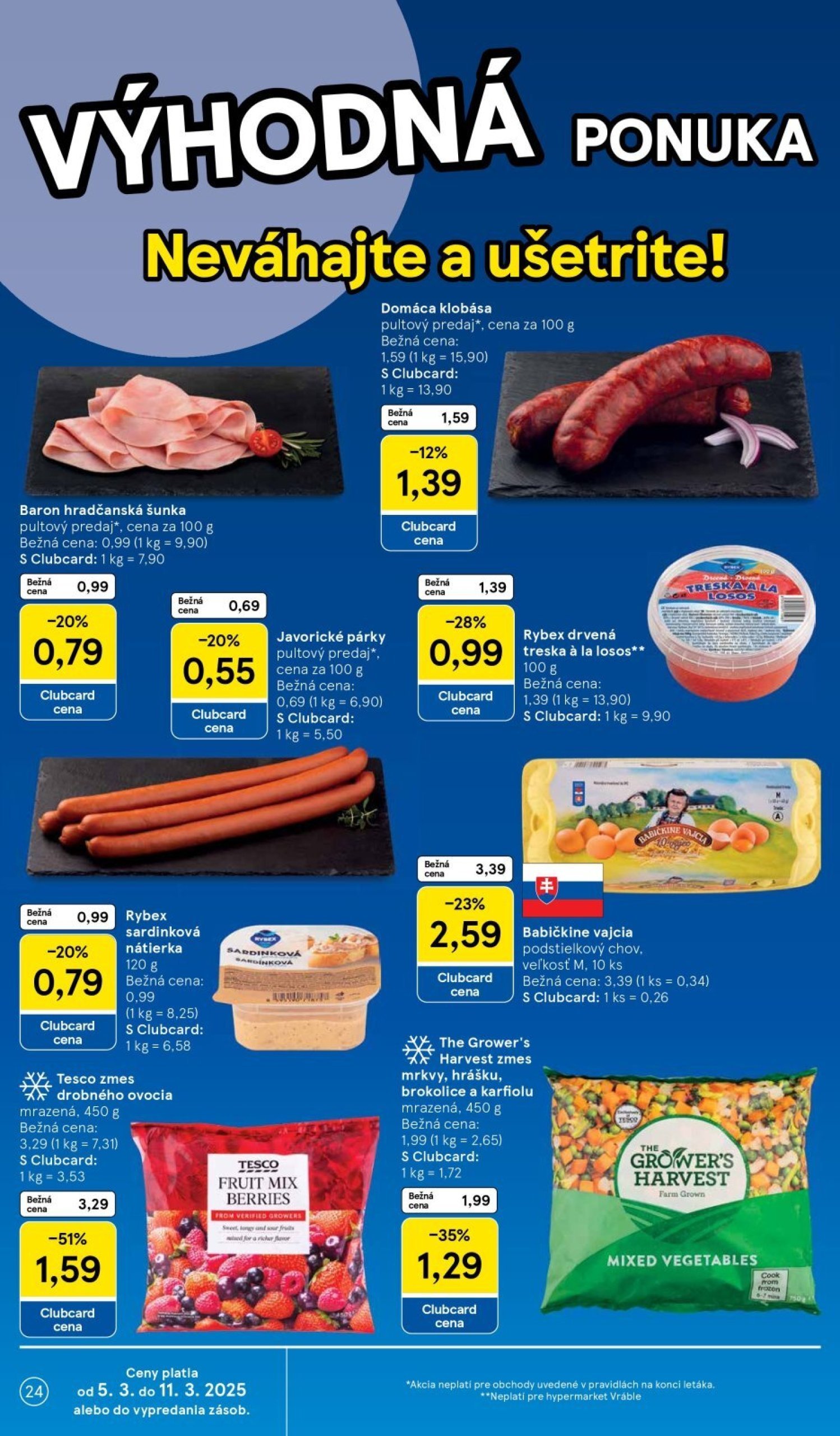 tesco - Tesco leták platný od 05.03. - 11.03. - page: 24