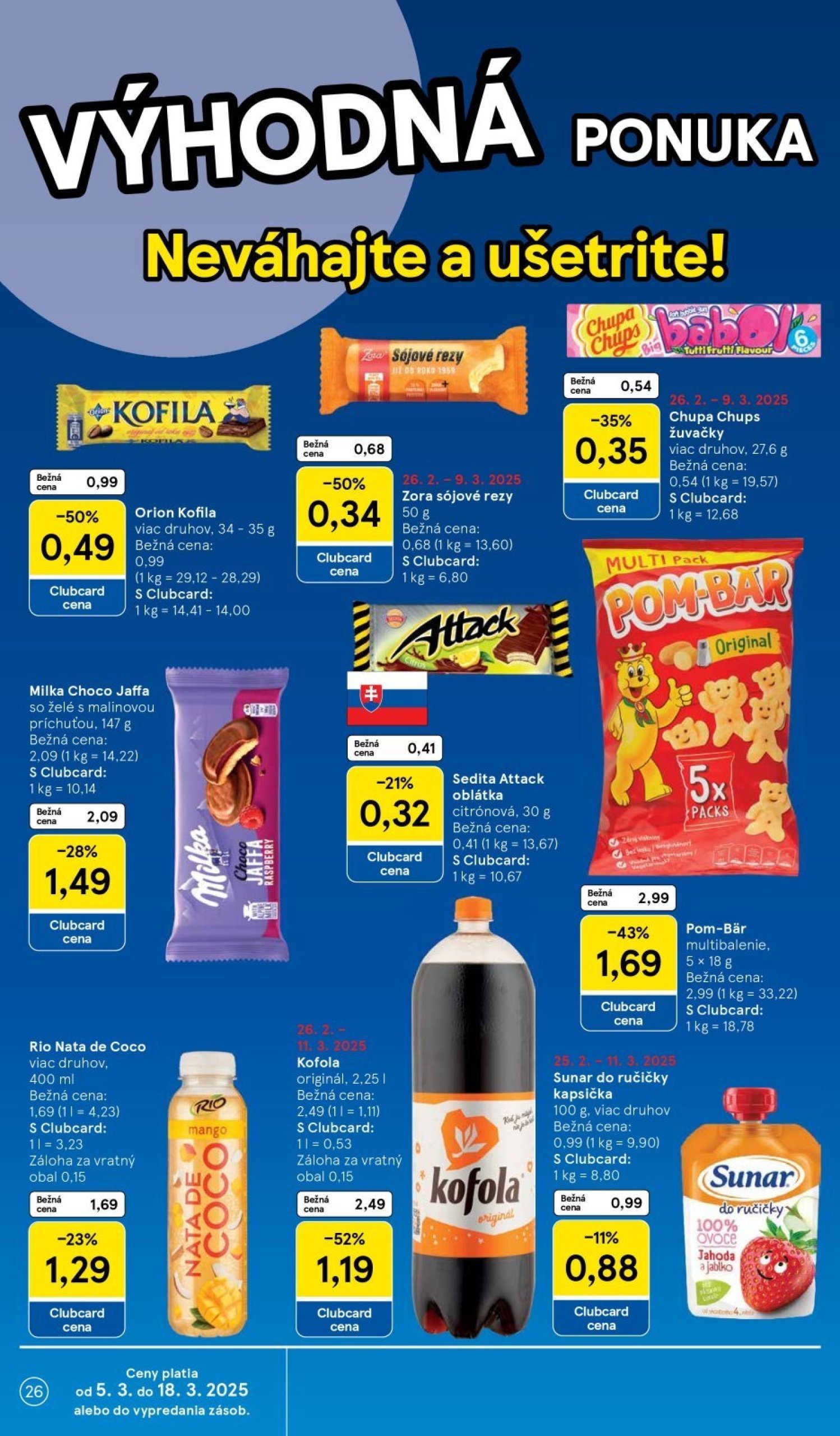 tesco - Tesco leták platný od 05.03. - 11.03. - page: 26