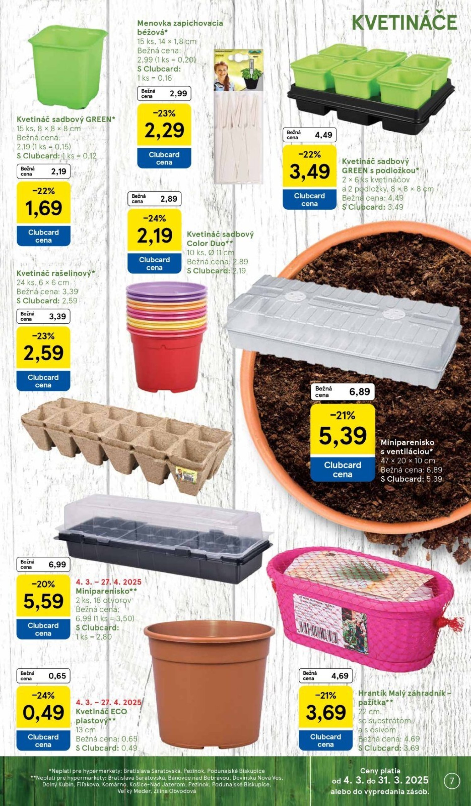 tesco - Tesco - Záhrada leták platný od 04.03. - 24.03. - page: 7