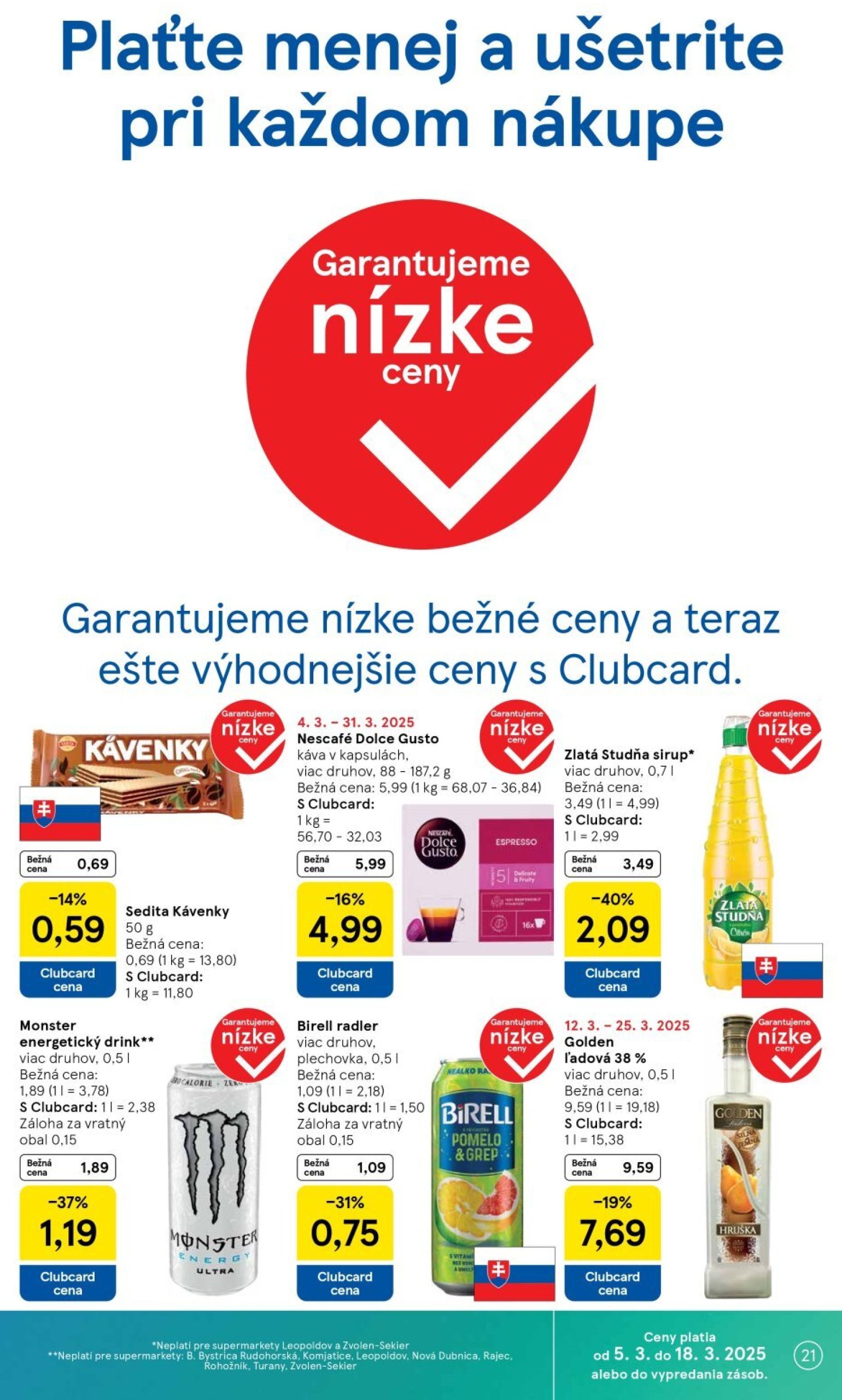 tesco - Tesco supermarket leták platný od 12.03. - 18.03. - page: 21