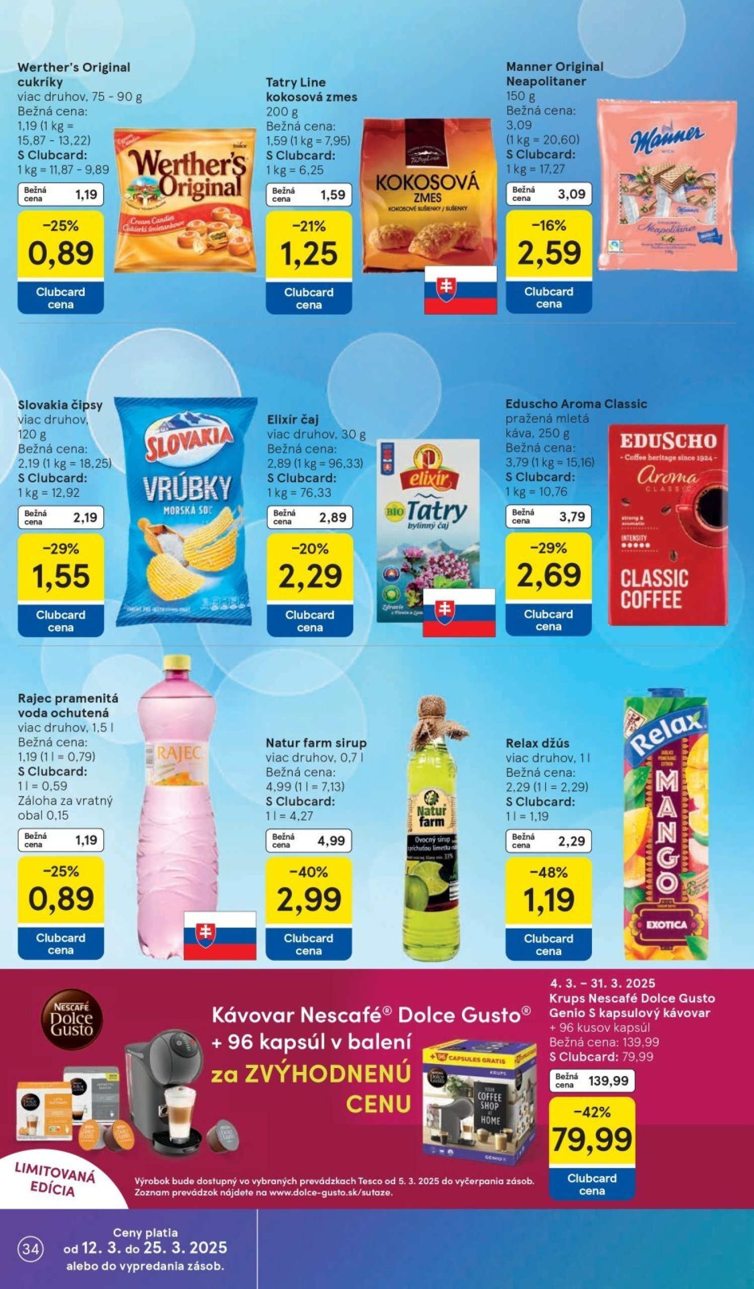 tesco - Tesco leták platný od 12.03. - 18.03. - page: 34