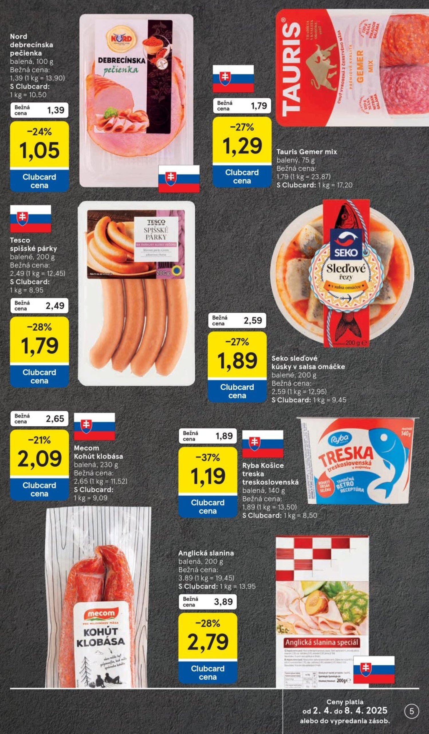 tesco - Tesco supermarket leták platný od 02.04. - 08.04. - page: 5