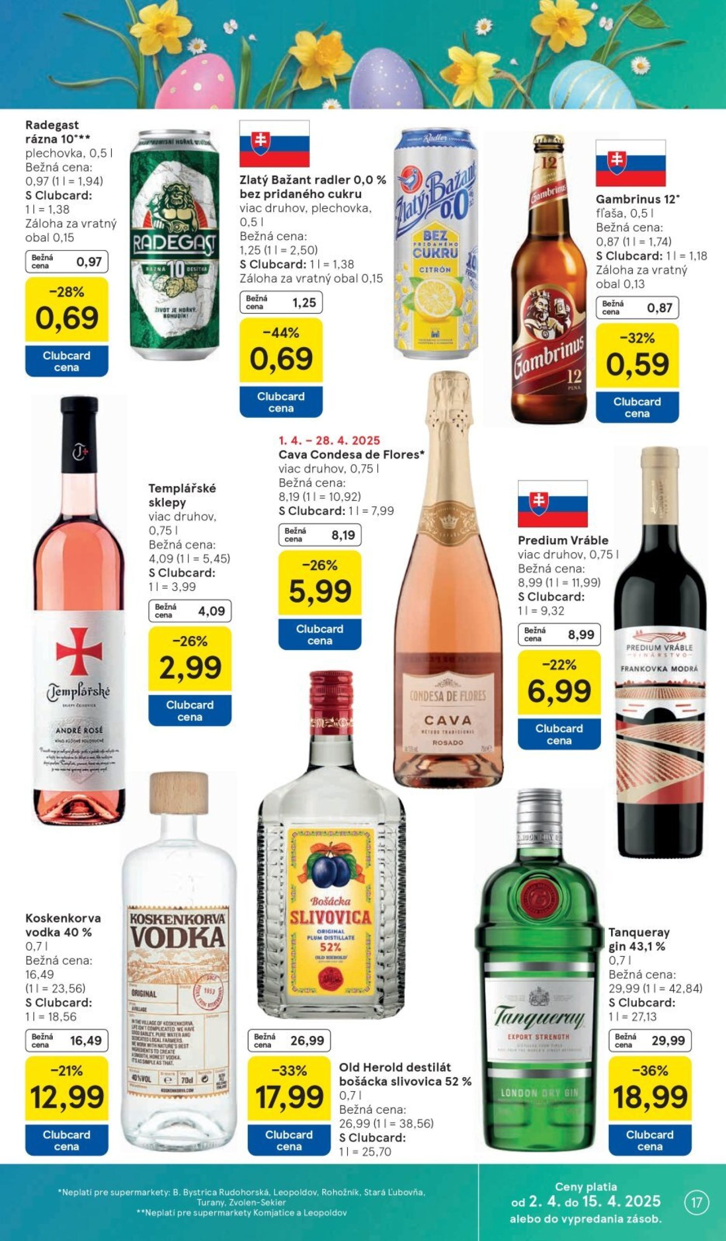tesco - Tesco supermarket leták platný od 02.04. - 08.04. - page: 17