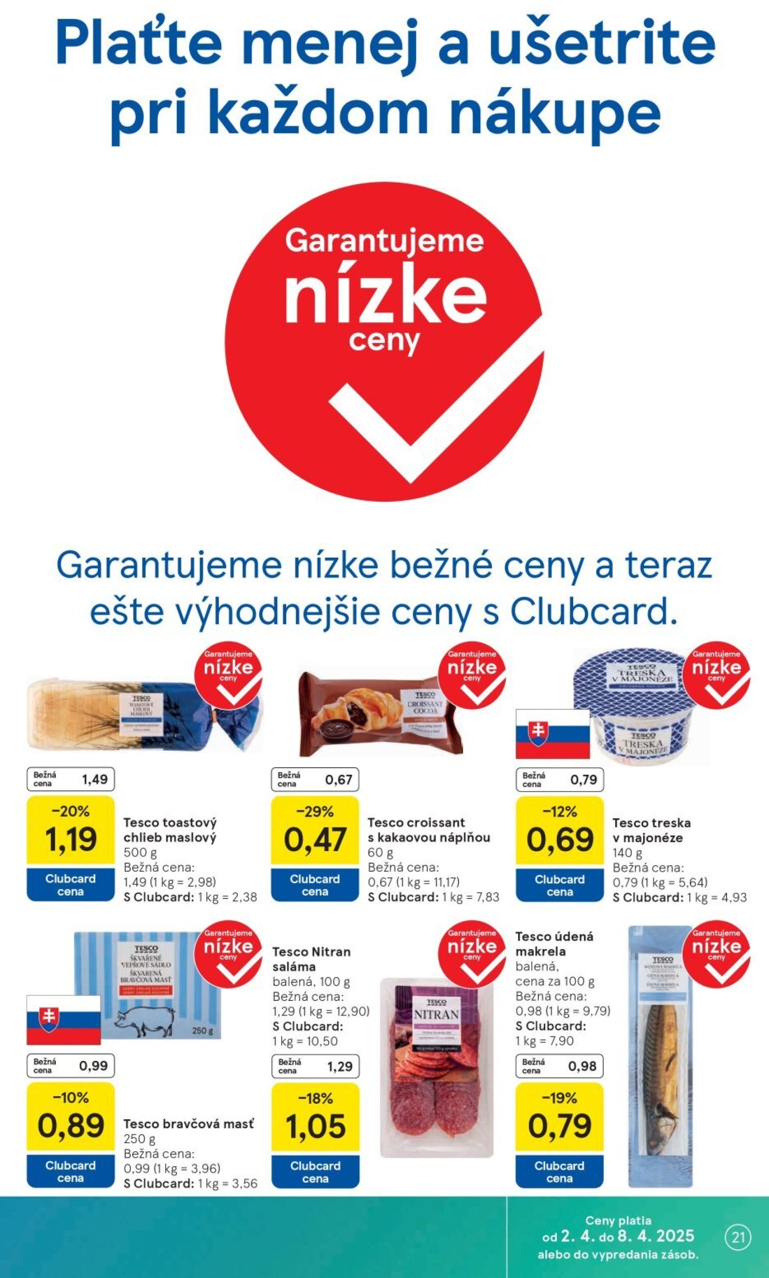 tesco - Tesco supermarket leták platný od 02.04. - 08.04. - page: 21