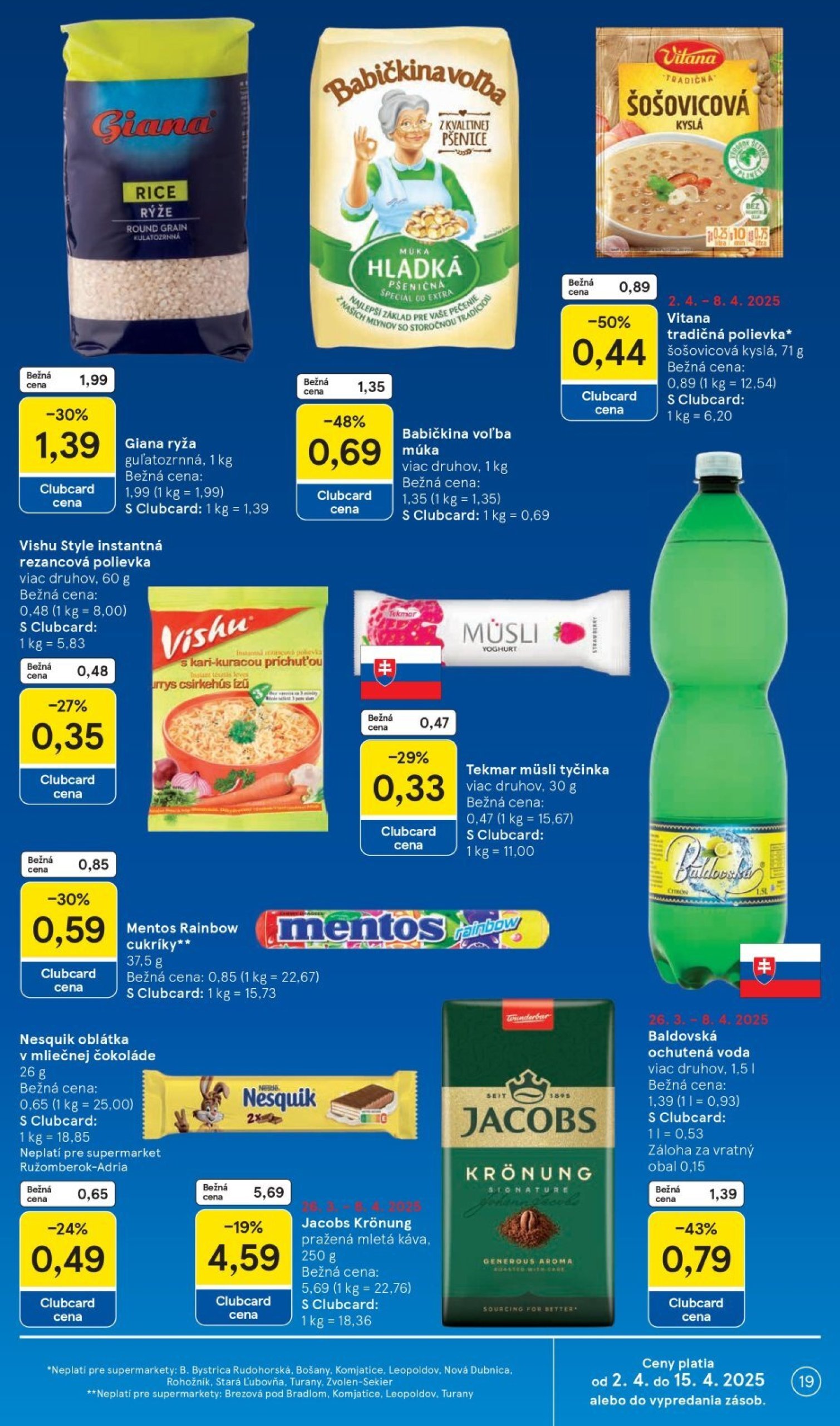 tesco - Tesco supermarket leták platný od 02.04. - 08.04. - page: 19