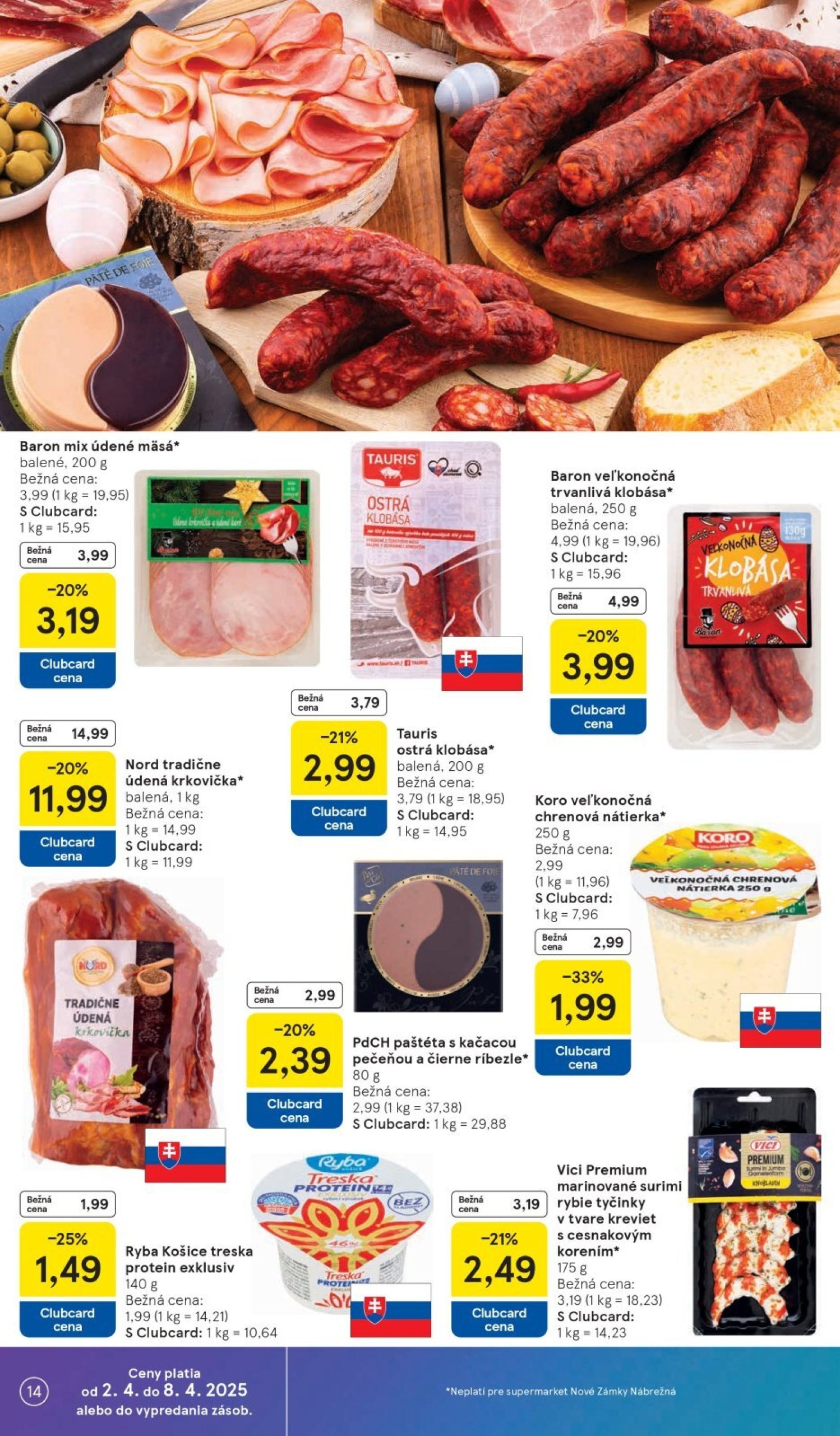 tesco - Tesco supermarket leták platný od 02.04. - 08.04. - page: 14