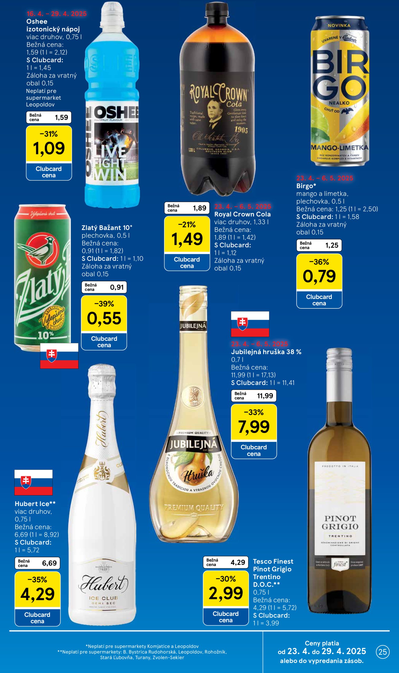 tesco - Tesco supermarket leták platný od 23.04. - 29.04. - page: 25