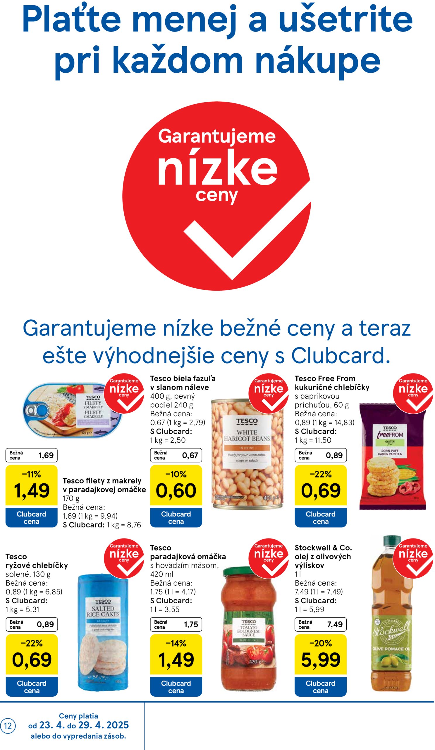 tesco - Tesco supermarket leták platný od 23.04. - 29.04. - page: 12