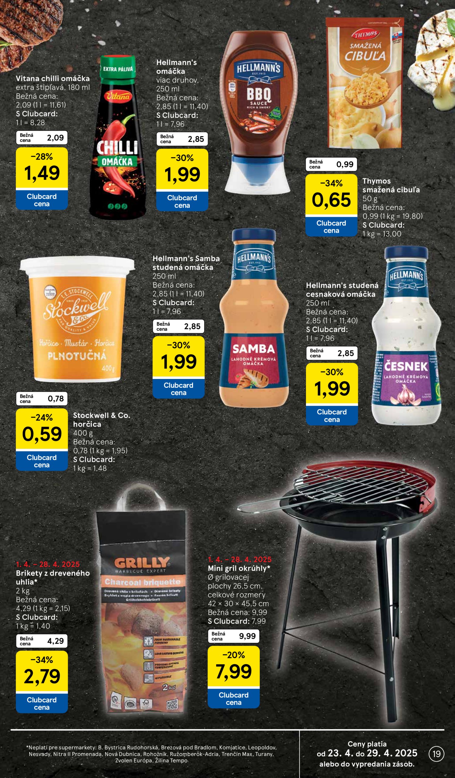tesco - Tesco supermarket leták platný od 23.04. - 29.04. - page: 19