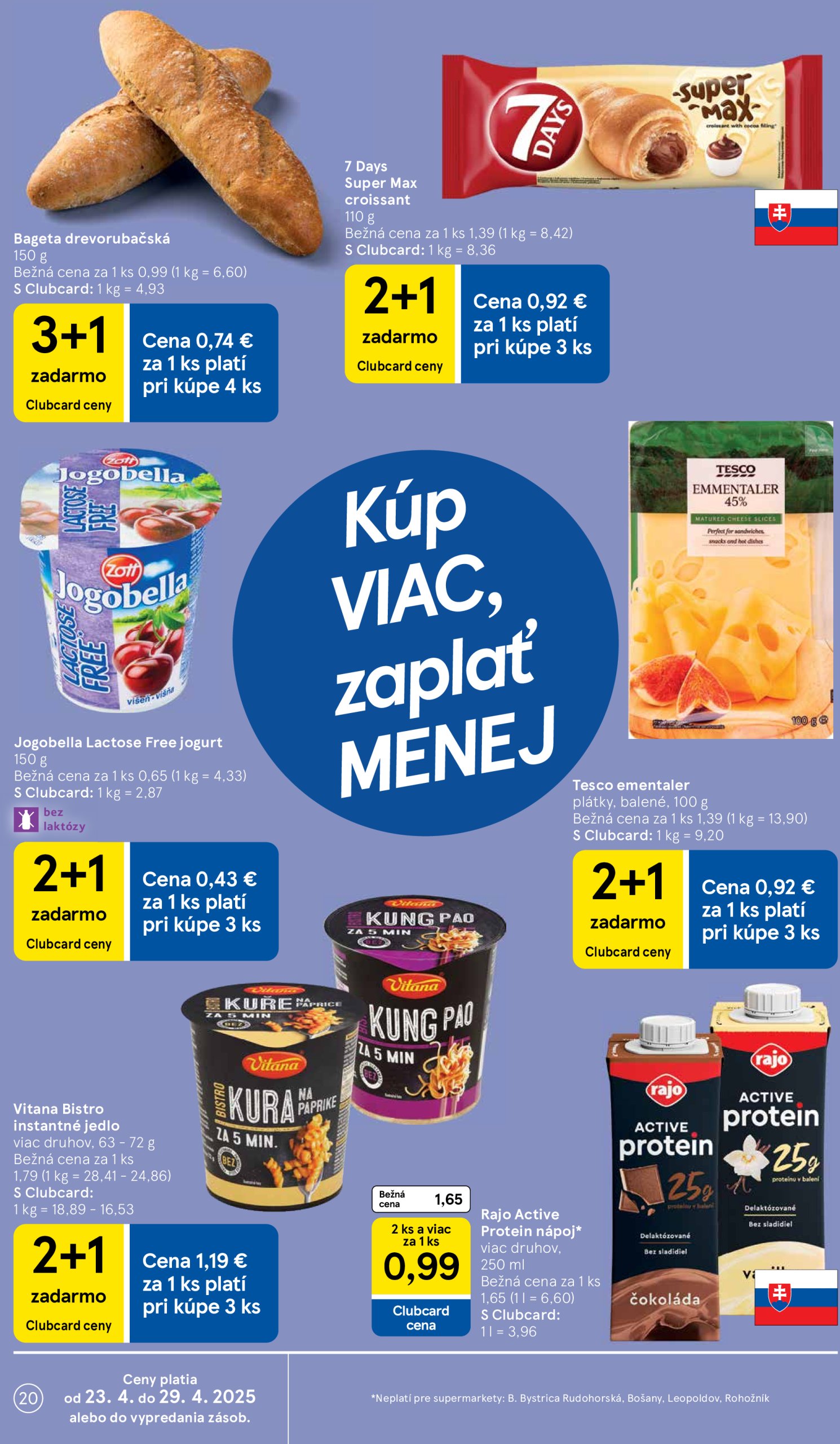tesco - Tesco supermarket leták platný od 23.04. - 29.04. - page: 20