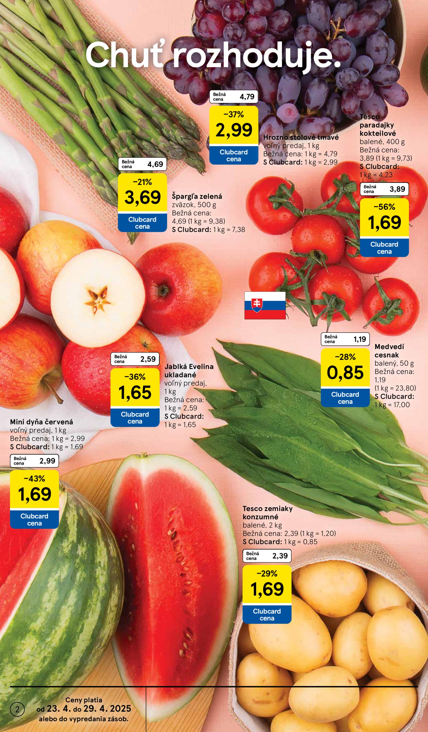 tesco - Tesco supermarket leták platný od 23.04. - 29.04. - page: 2