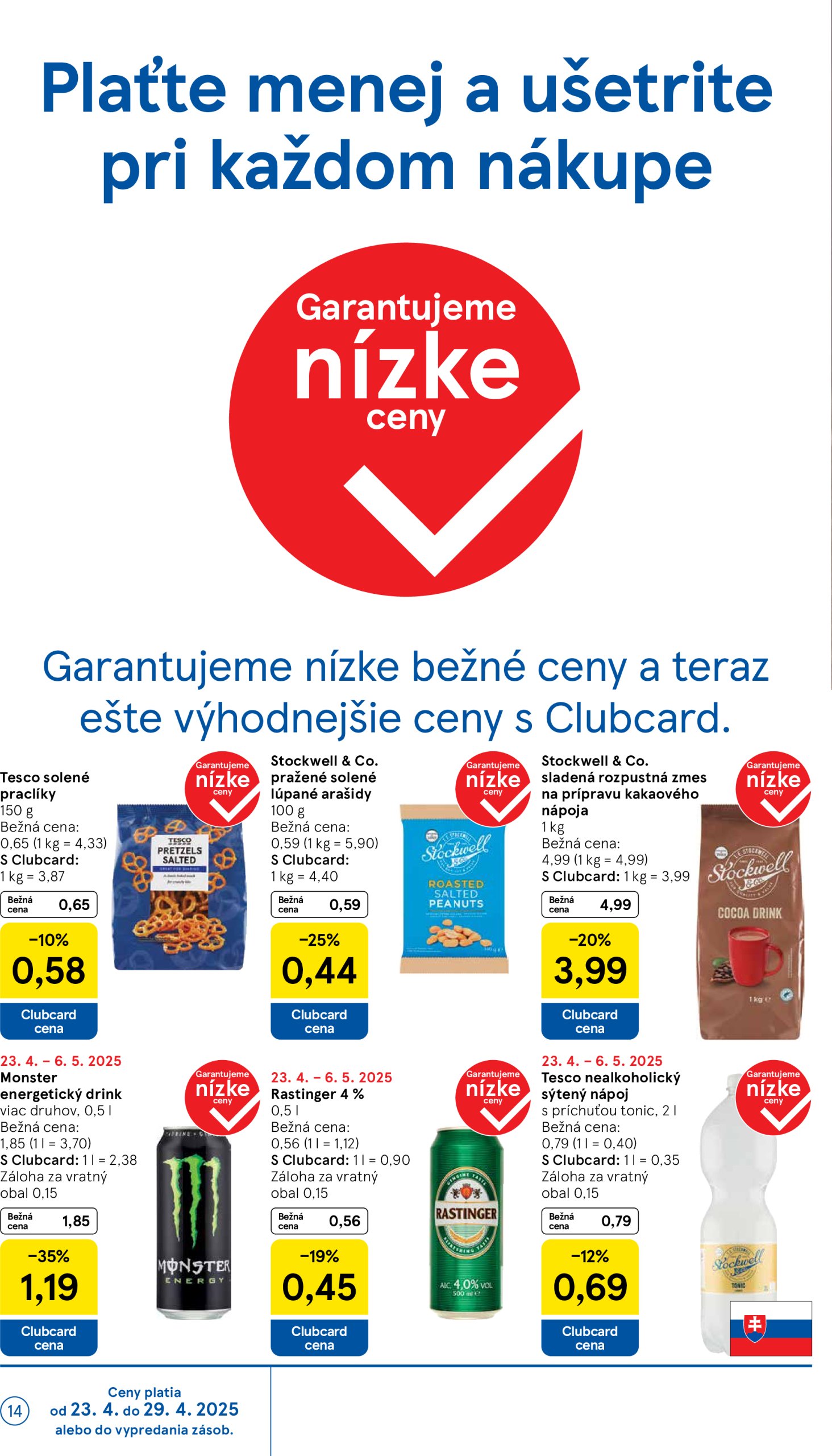 tesco - Tesco supermarket leták platný od 23.04. - 29.04. - page: 14