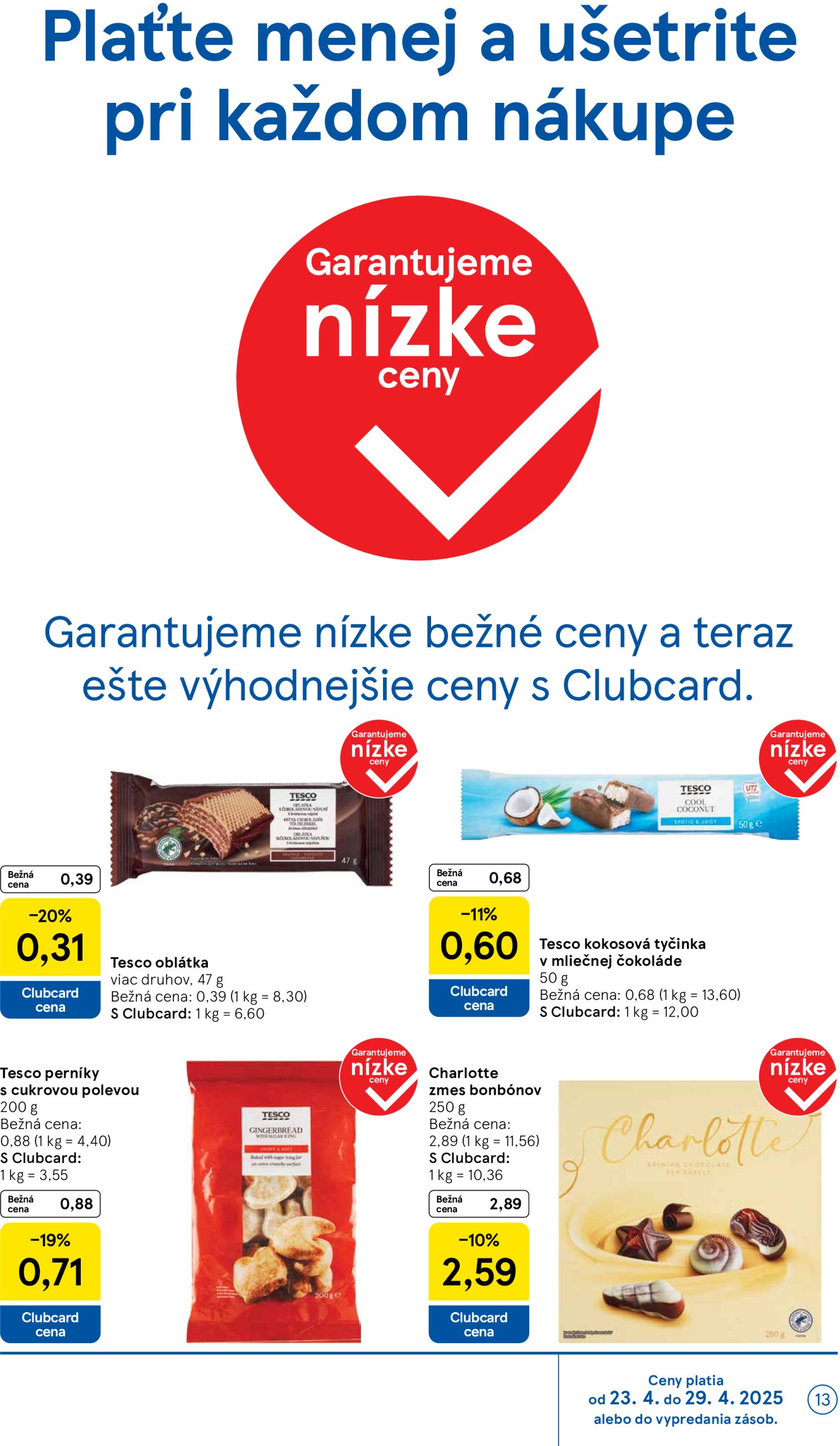 tesco - Tesco supermarket leták platný od 23.04. - 29.04. - page: 13
