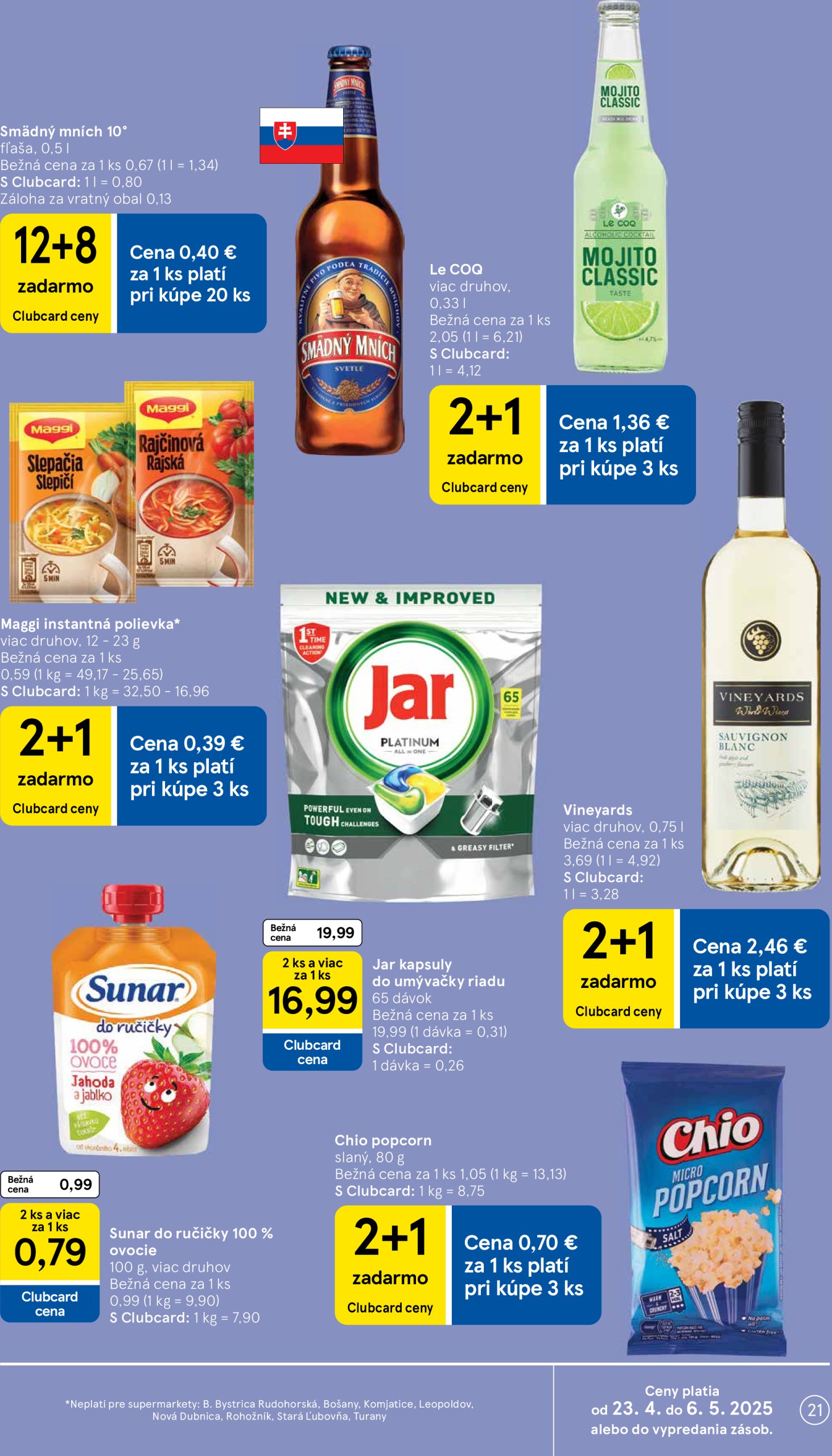 tesco - Tesco supermarket leták platný od 23.04. - 29.04. - page: 21