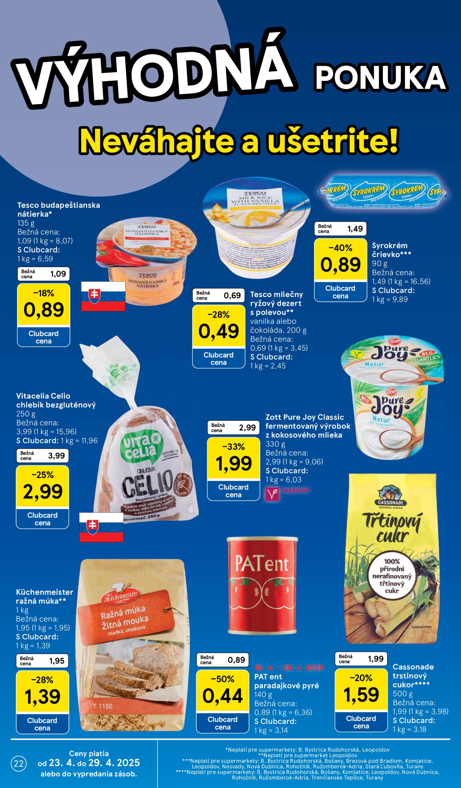 tesco - Tesco supermarket leták platný od 23.04. - 29.04. - page: 22