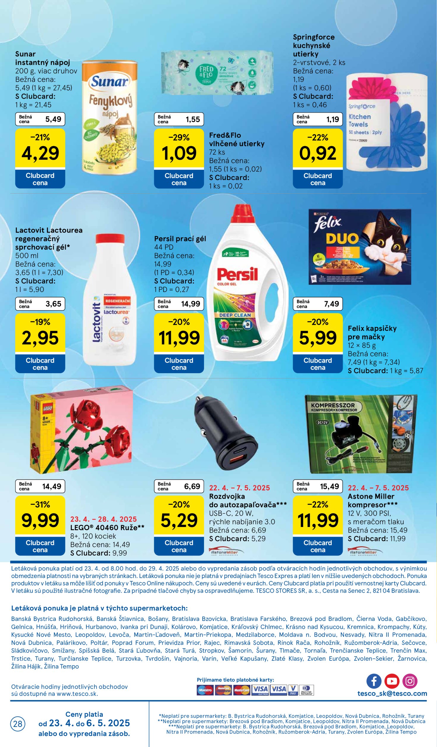 tesco - Tesco supermarket leták platný od 23.04. - 29.04. - page: 28