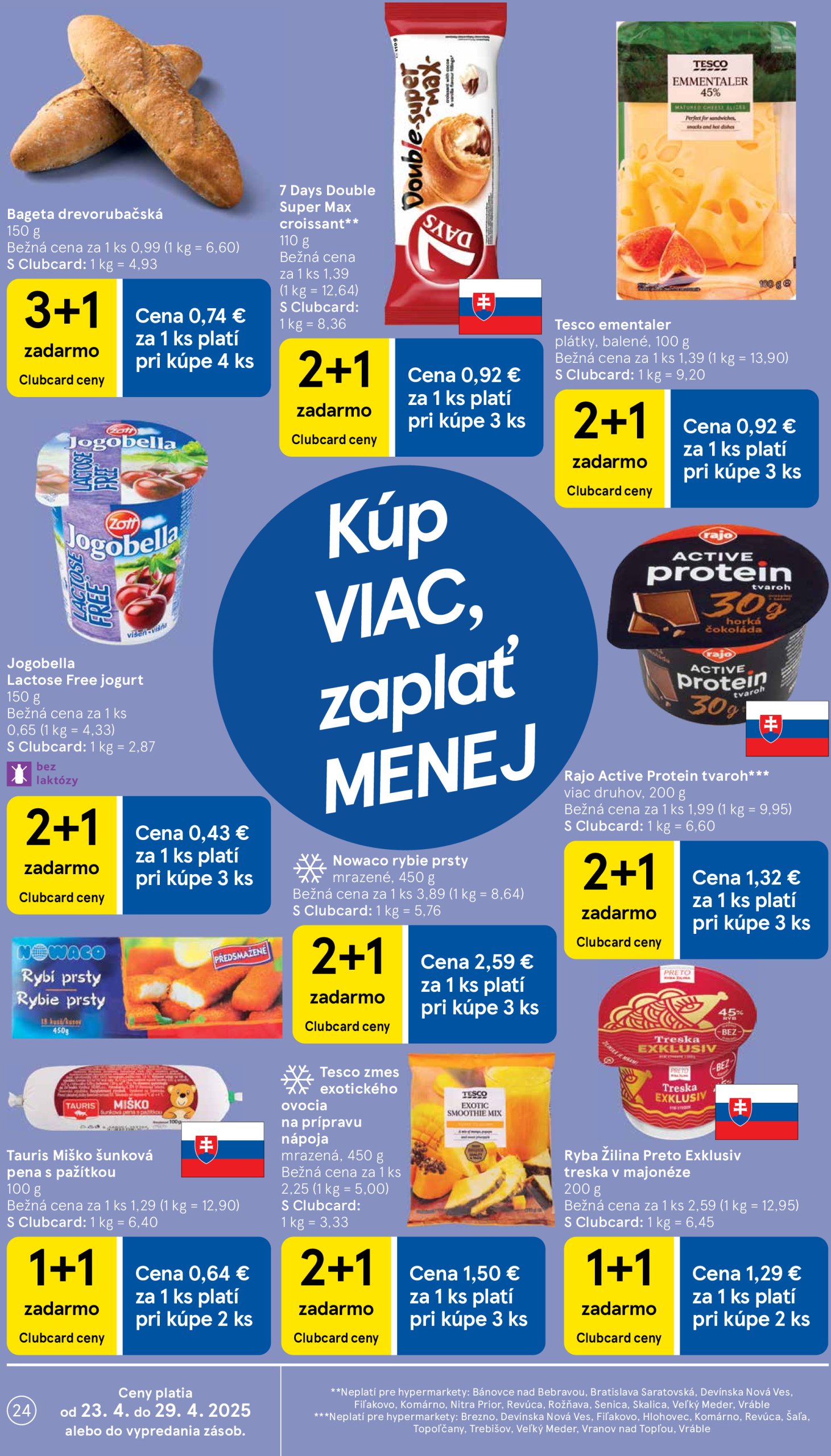 tesco - Tesco leták platný od 23.04. - 29.04. - page: 24 tesco - Tesco leták platný od 23.04. - 29.04. - page: 24