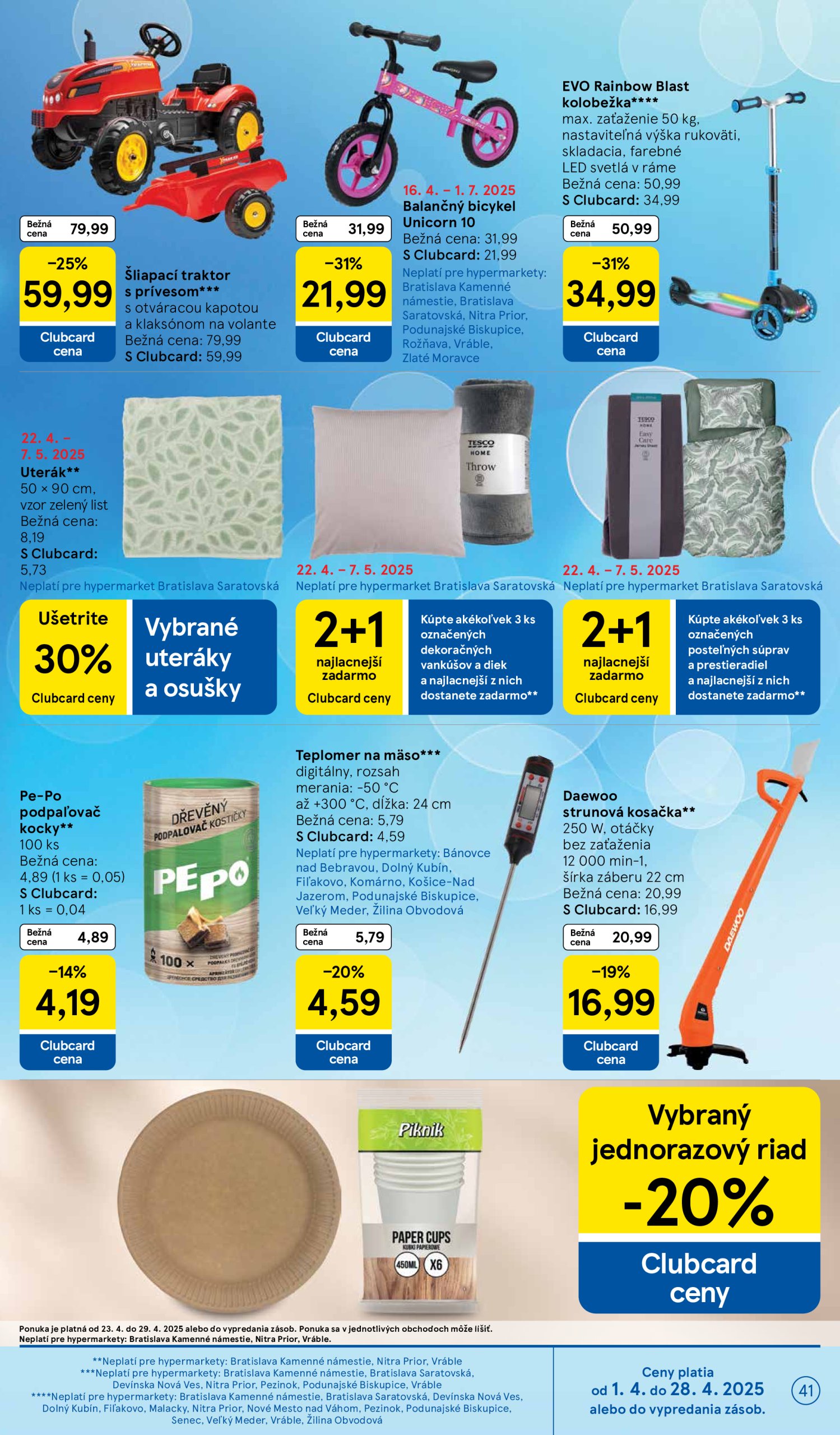 tesco - Tesco leták platný od 23.04. - 29.04. - page: 41 tesco - Tesco leták platný od 23.04. - 29.04. - page: 41