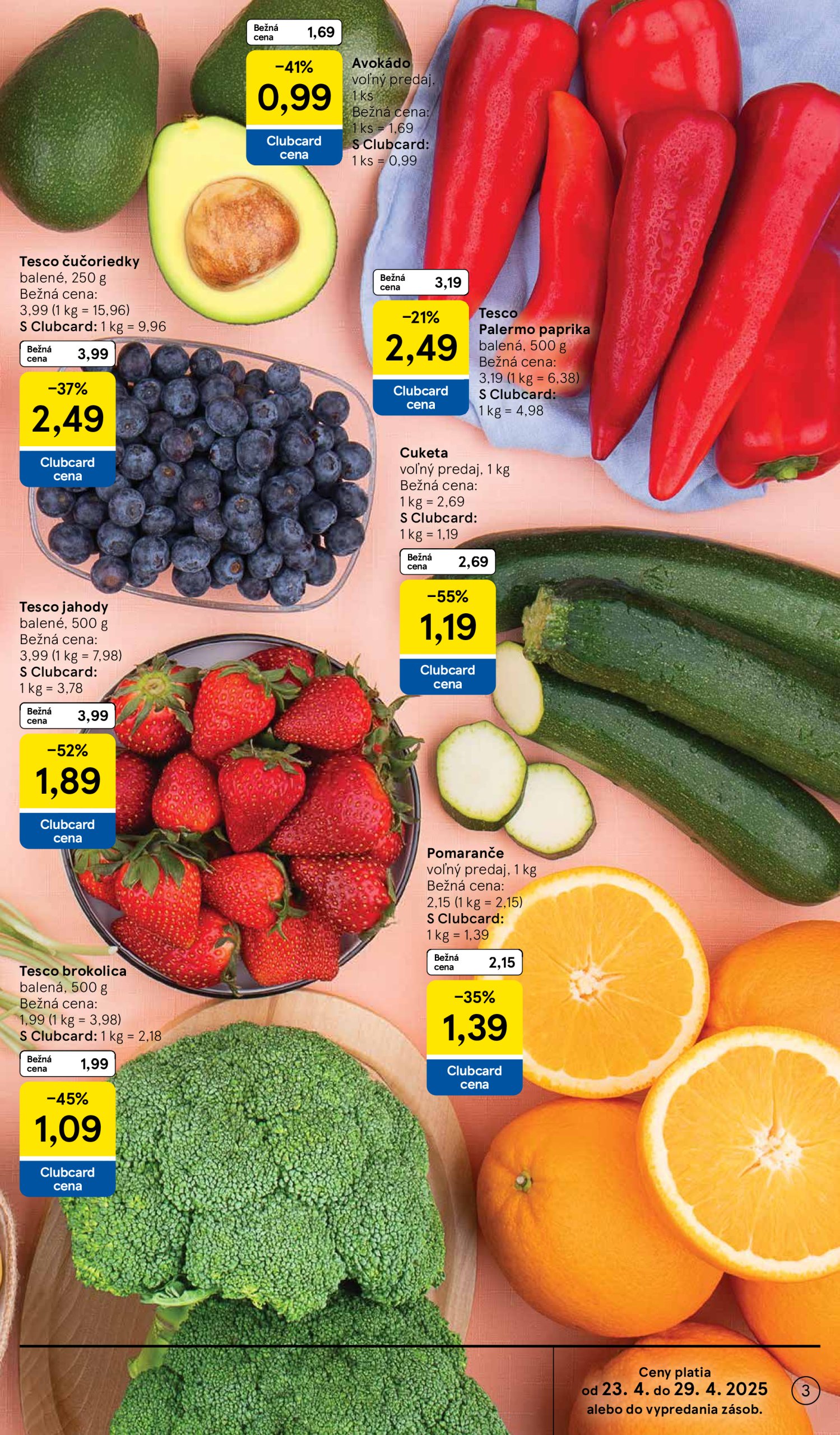 tesco - Tesco leták platný od 23.04. - 29.04. - page: 3 tesco - Tesco leták platný od 23.04. - 29.04. - page: 3