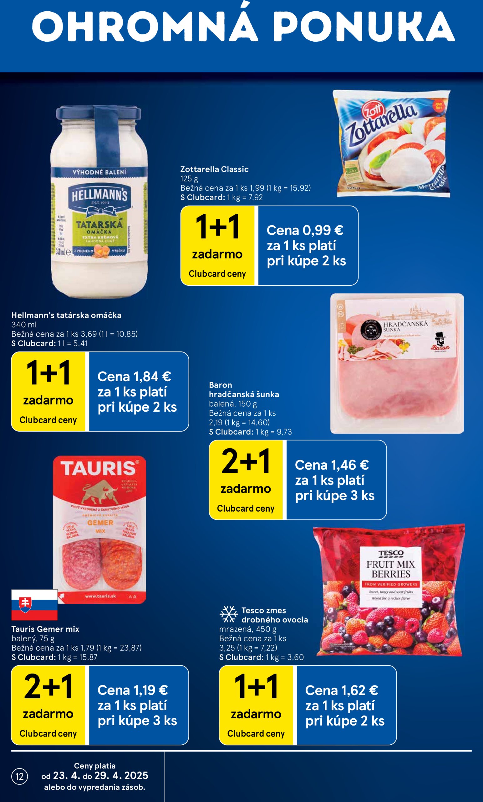 tesco - Tesco leták platný od 23.04. - 29.04. - page: 12 tesco - Tesco leták platný od 23.04. - 29.04. - page: 12