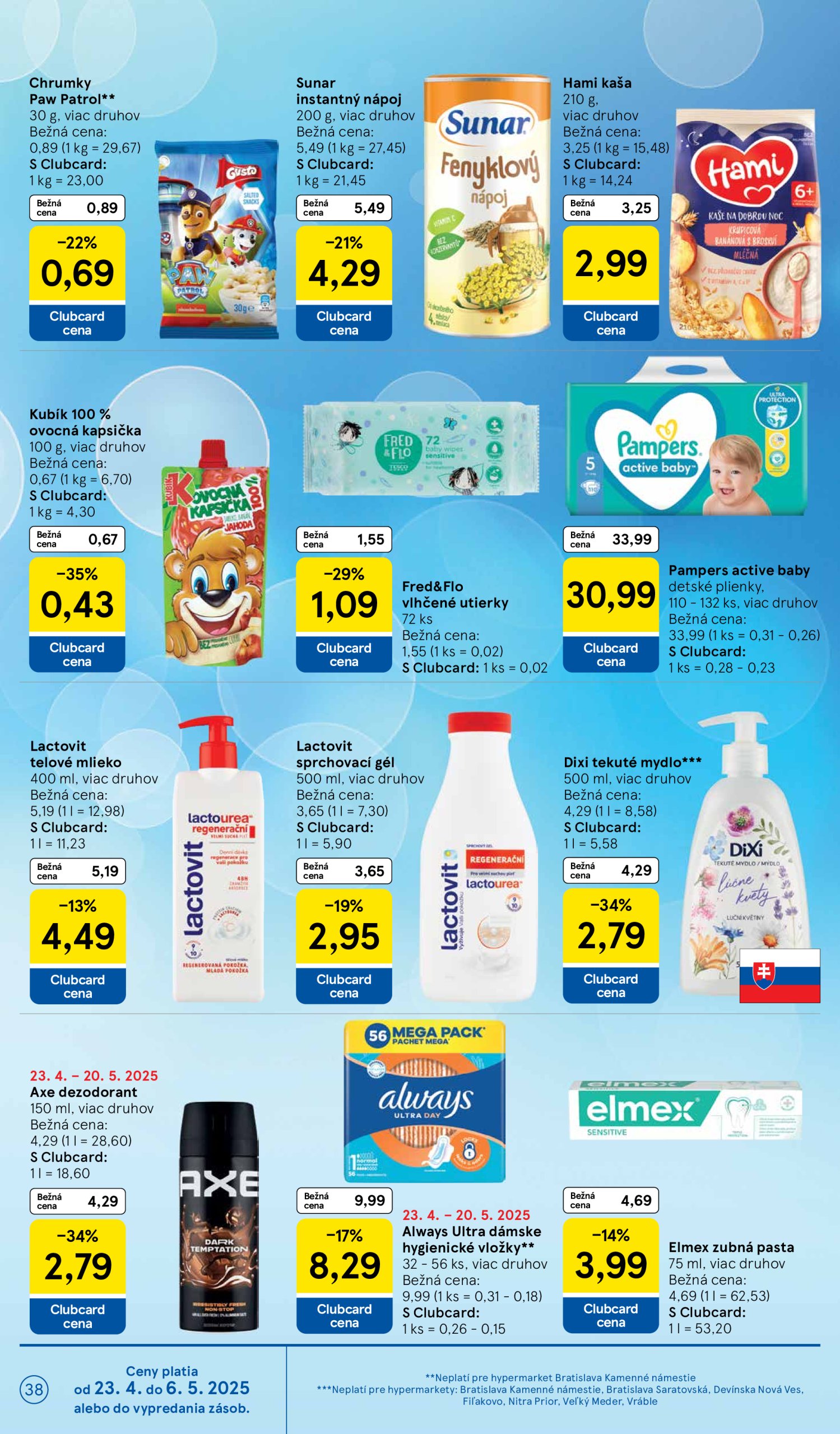 tesco - Tesco leták platný od 23.04. - 29.04. - page: 38 tesco - Tesco leták platný od 23.04. - 29.04. - page: 38