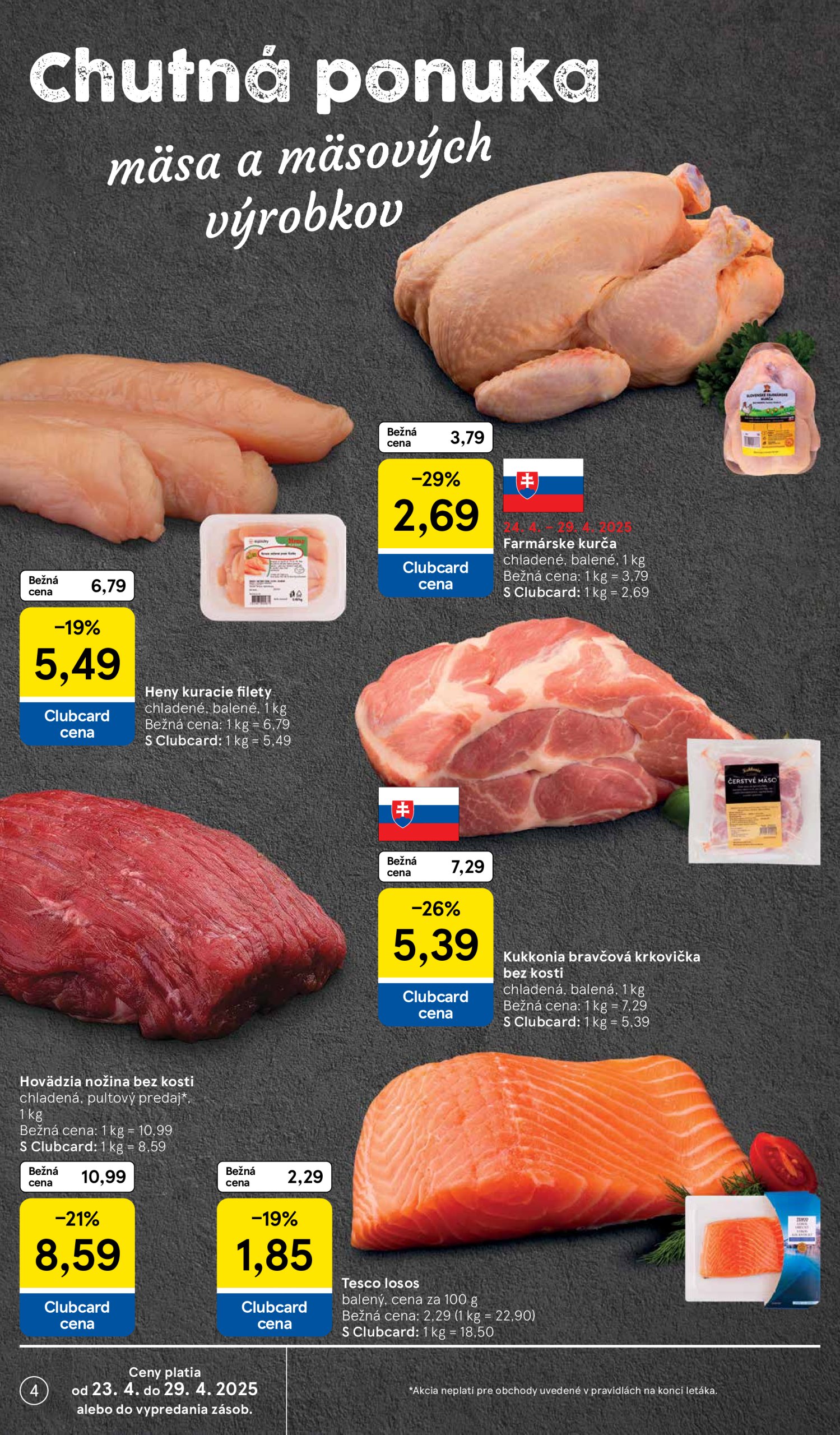 tesco - Tesco leták platný od 23.04. - 29.04. - page: 4 tesco - Tesco leták platný od 23.04. - 29.04. - page: 4