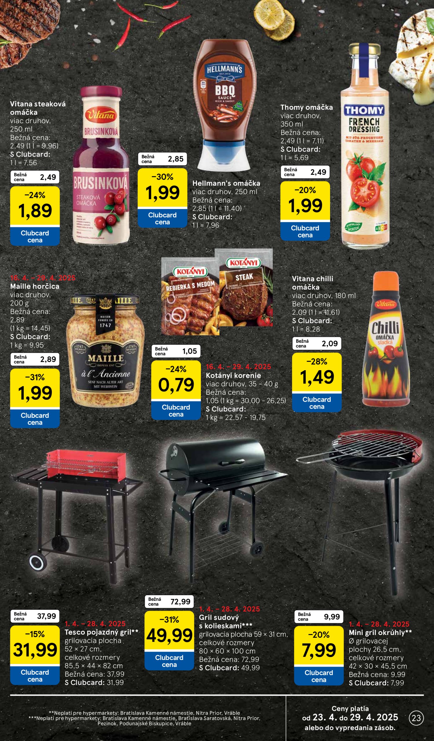 tesco - Tesco leták platný od 23.04. - 29.04. - page: 23 tesco - Tesco leták platný od 23.04. - 29.04. - page: 23