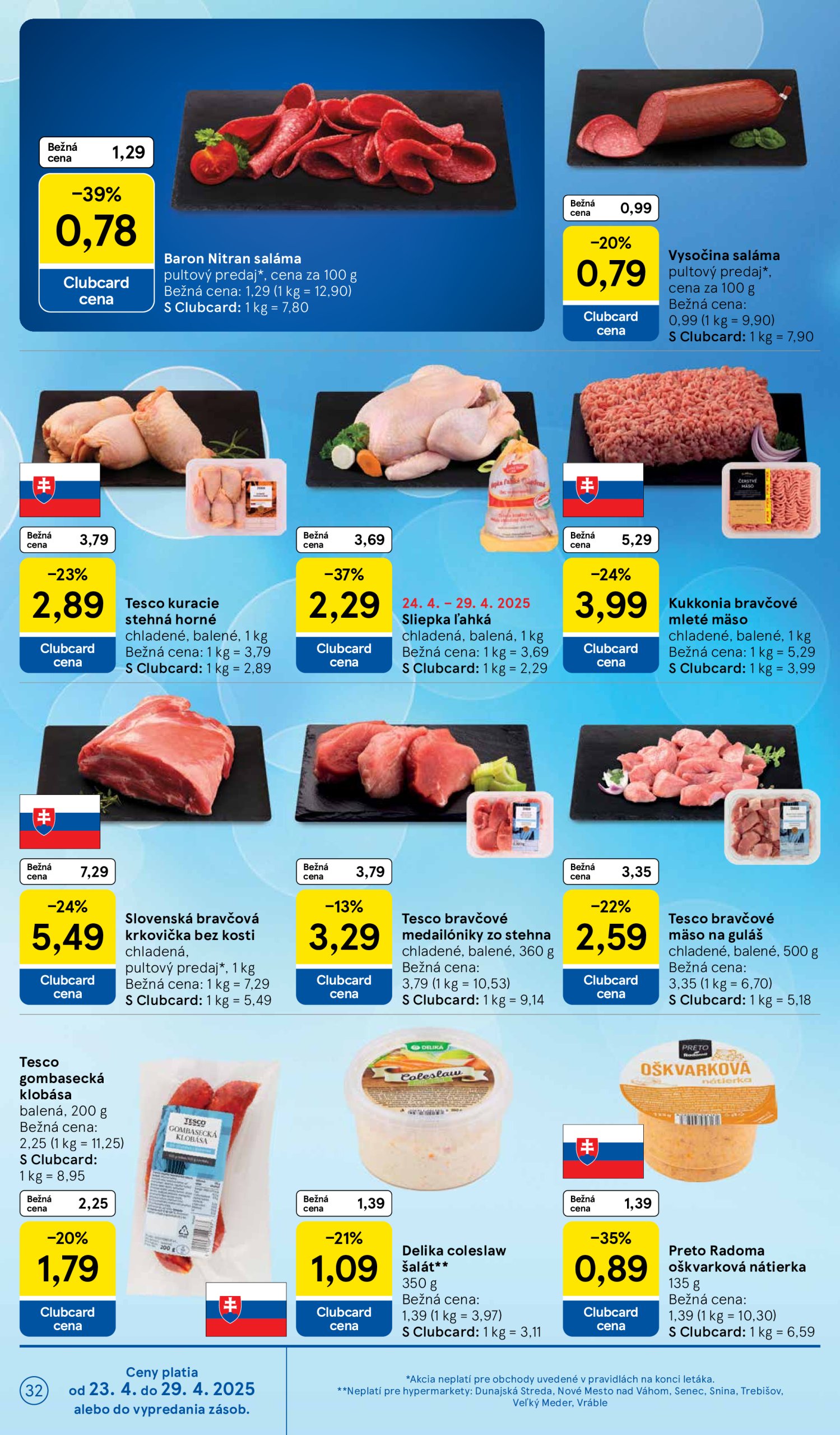tesco - Tesco leták platný od 23.04. - 29.04. - page: 32 tesco - Tesco leták platný od 23.04. - 29.04. - page: 32
