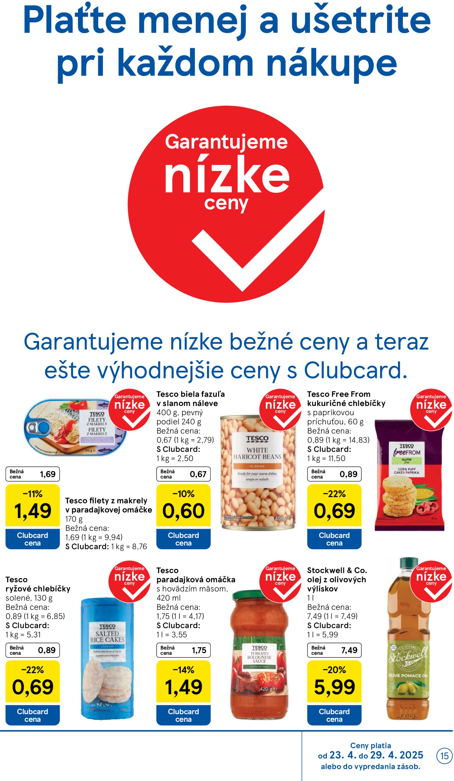 tesco - Tesco leták platný od 23.04. - 29.04. - page: 15 tesco - Tesco leták platný od 23.04. - 29.04. - page: 15