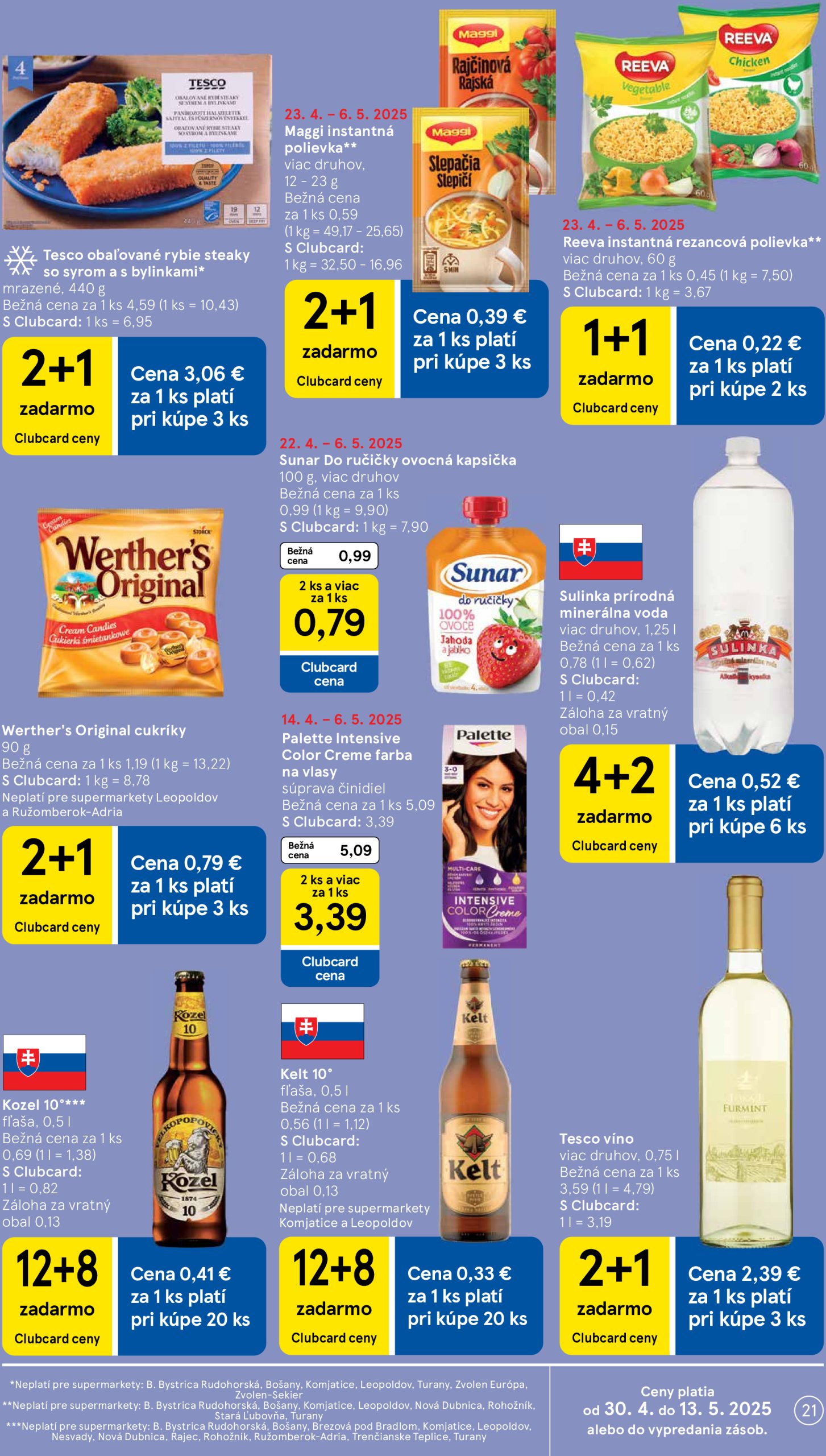 tesco - Tesco supermarket leták platný od 30.04. - 08.05. - page: 21