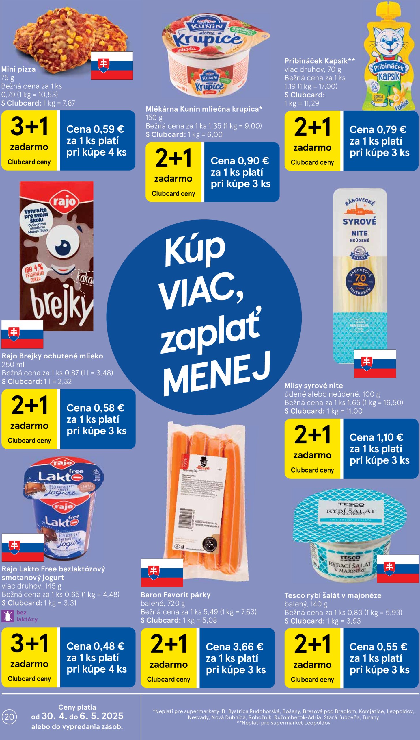 tesco - Tesco supermarket leták platný od 30.04. - 08.05. - page: 20