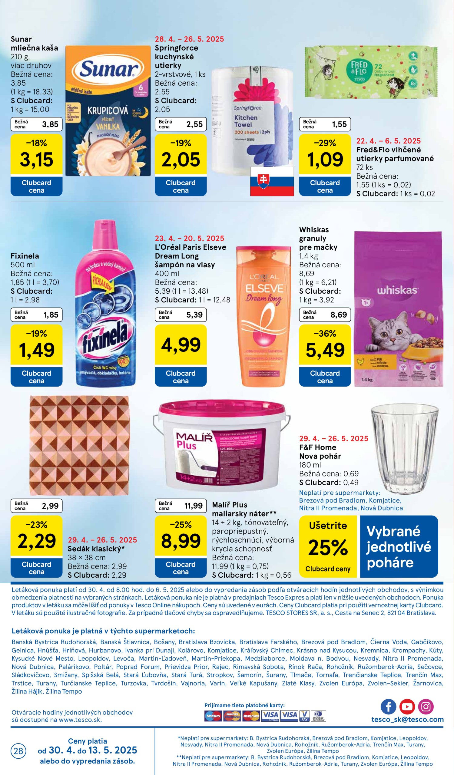 tesco - Tesco supermarket leták platný od 30.04. - 08.05. - page: 28