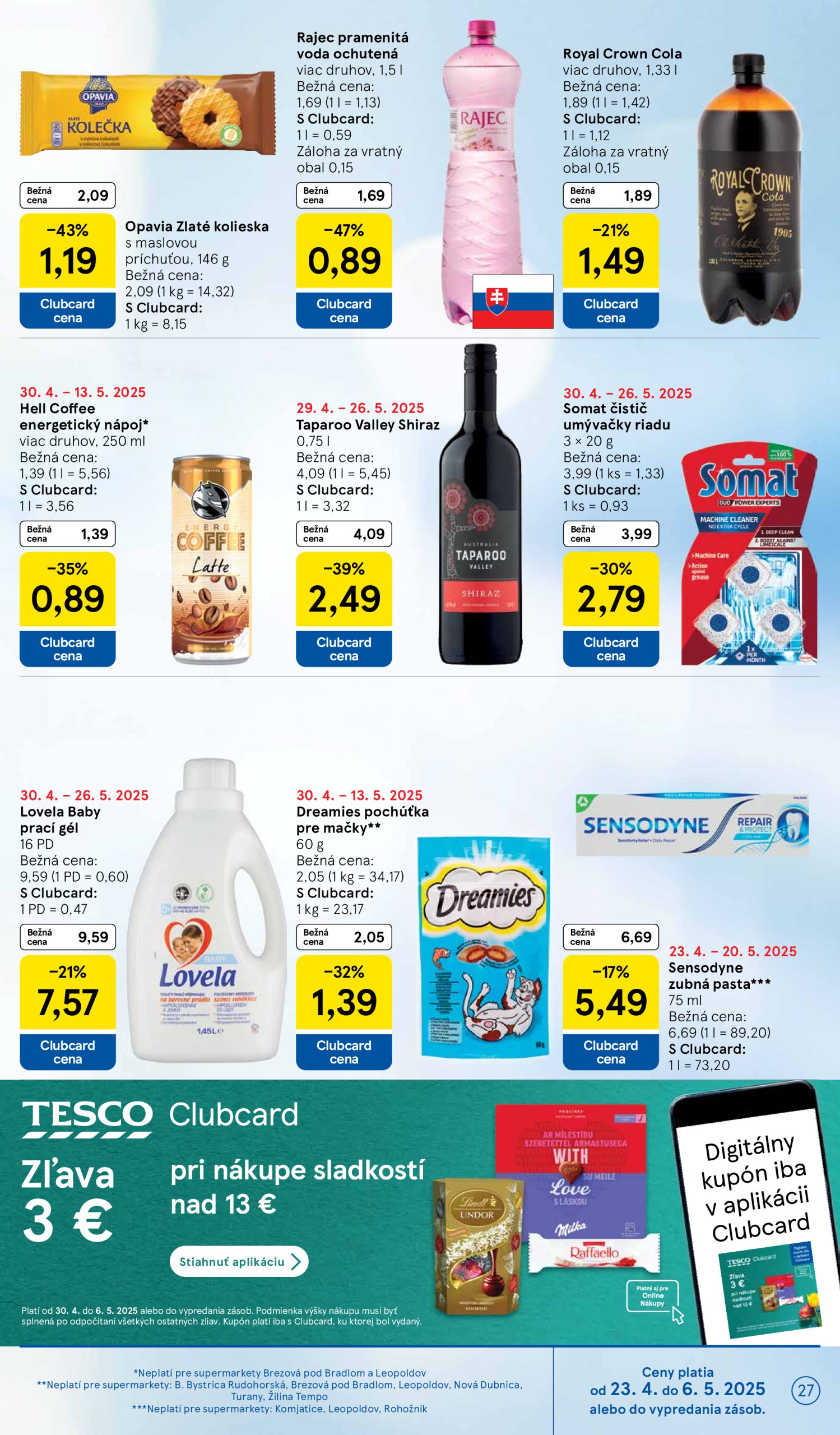 tesco - Tesco supermarket leták platný od 30.04. - 08.05. - page: 27