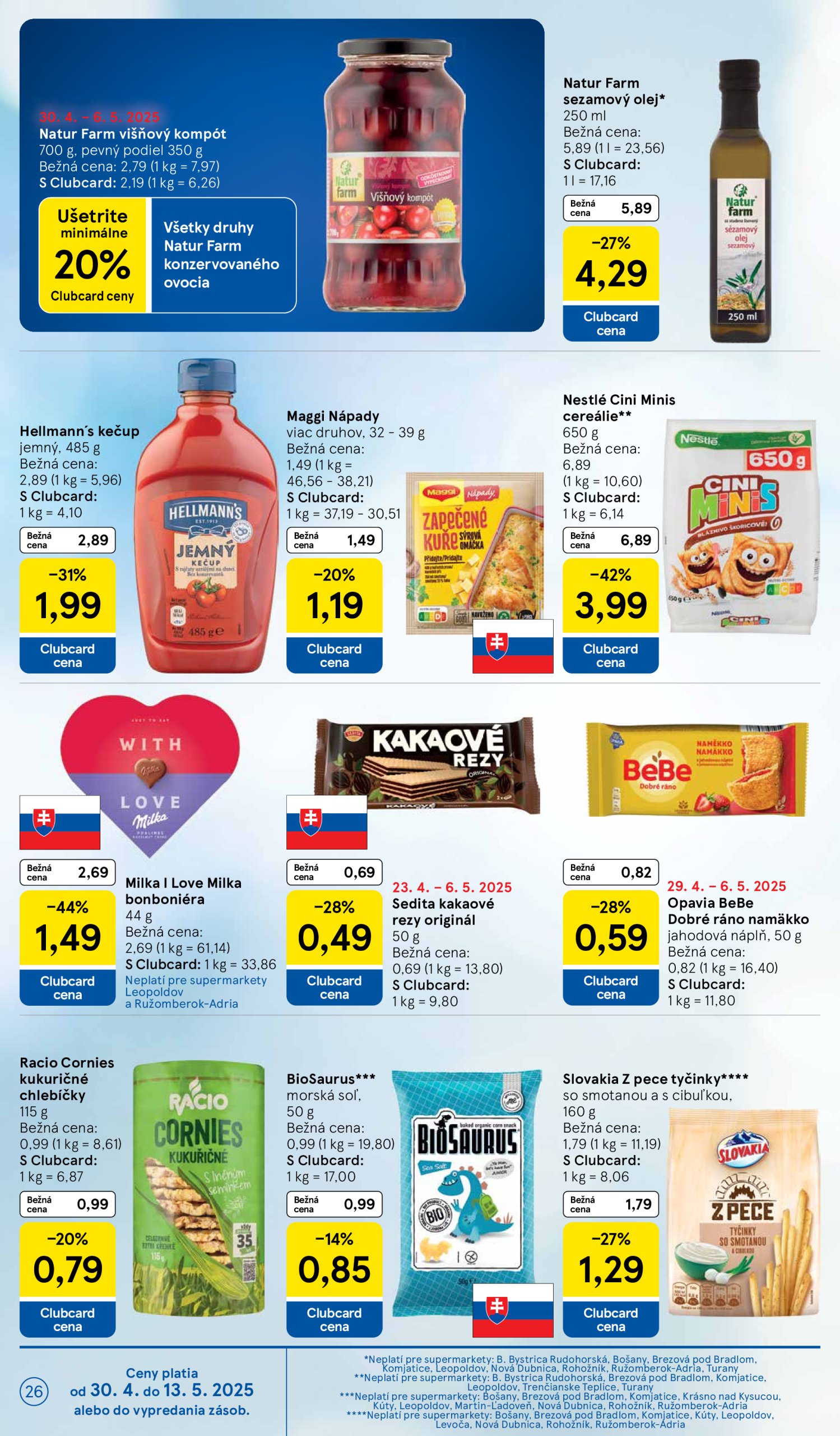 tesco - Tesco supermarket leták platný od 30.04. - 08.05. - page: 26