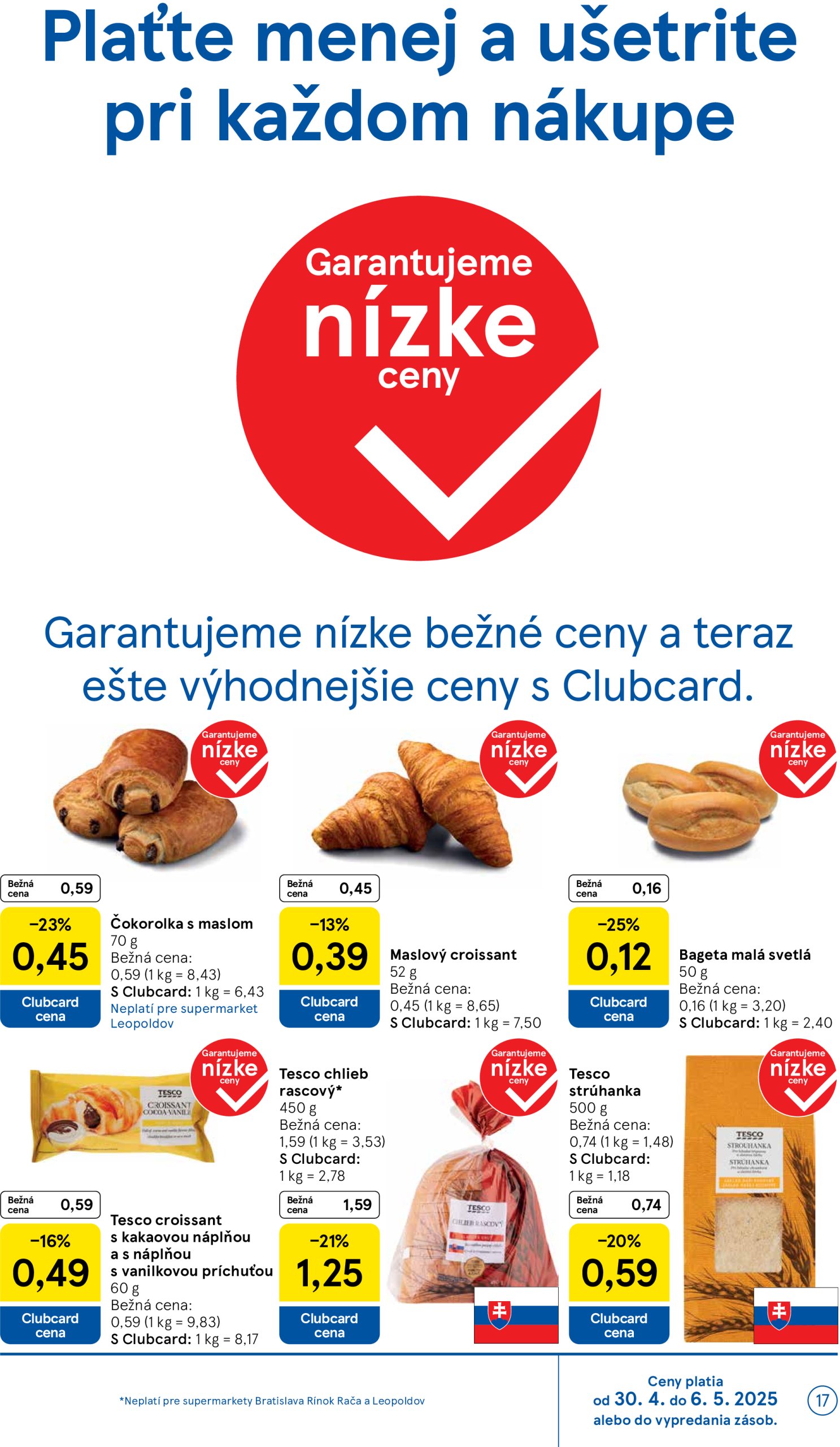 tesco - Tesco supermarket leták platný od 30.04. - 08.05. - page: 17