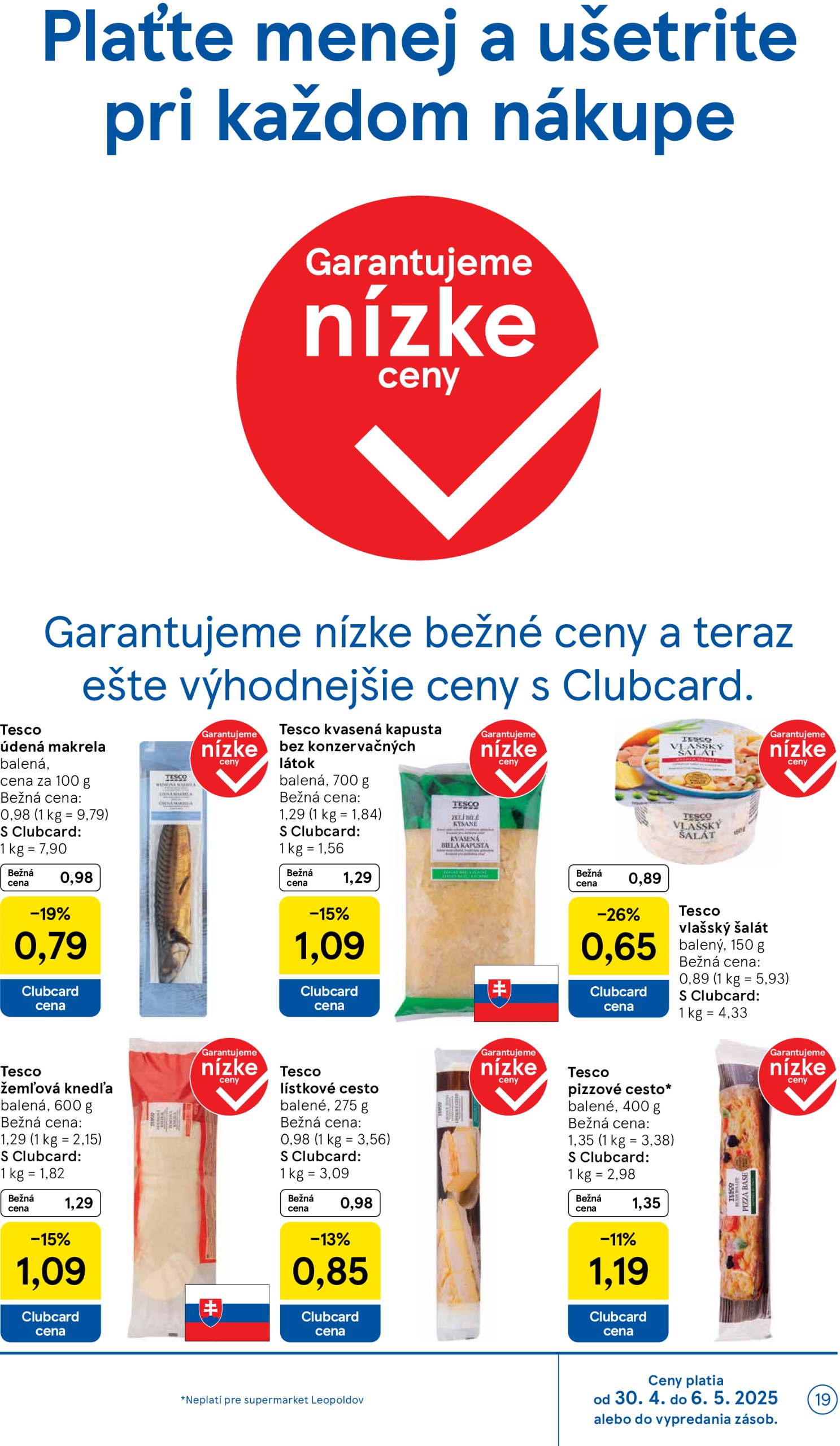 tesco - Tesco supermarket leták platný od 30.04. - 08.05. - page: 19