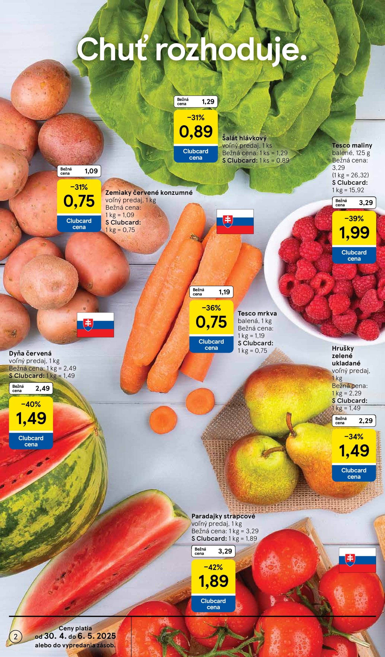 tesco - Tesco leták platný od 30.04. - 08.05. - page: 2 tesco - Tesco leták platný od 30.04. - 08.05. - page: 2