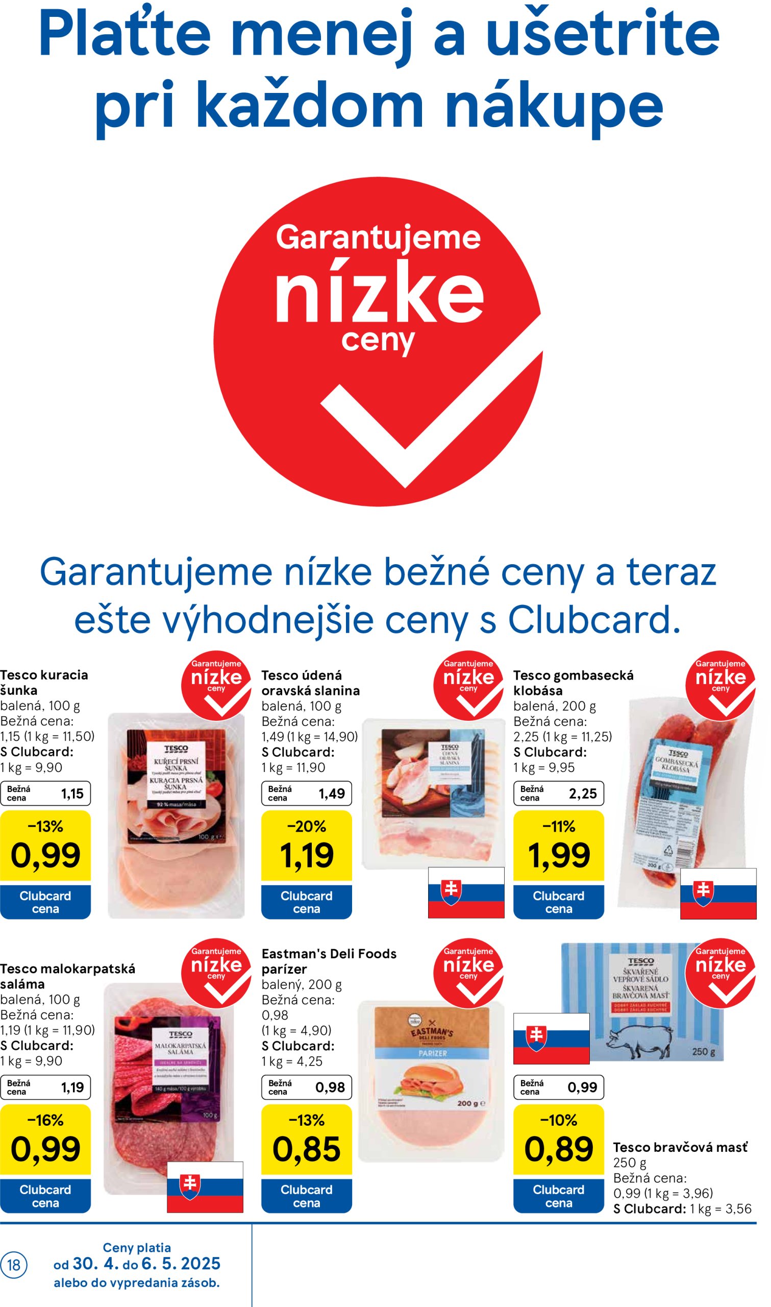 tesco - Tesco leták platný od 30.04. - 08.05. - page: 18 tesco - Tesco leták platný od 30.04. - 08.05. - page: 18