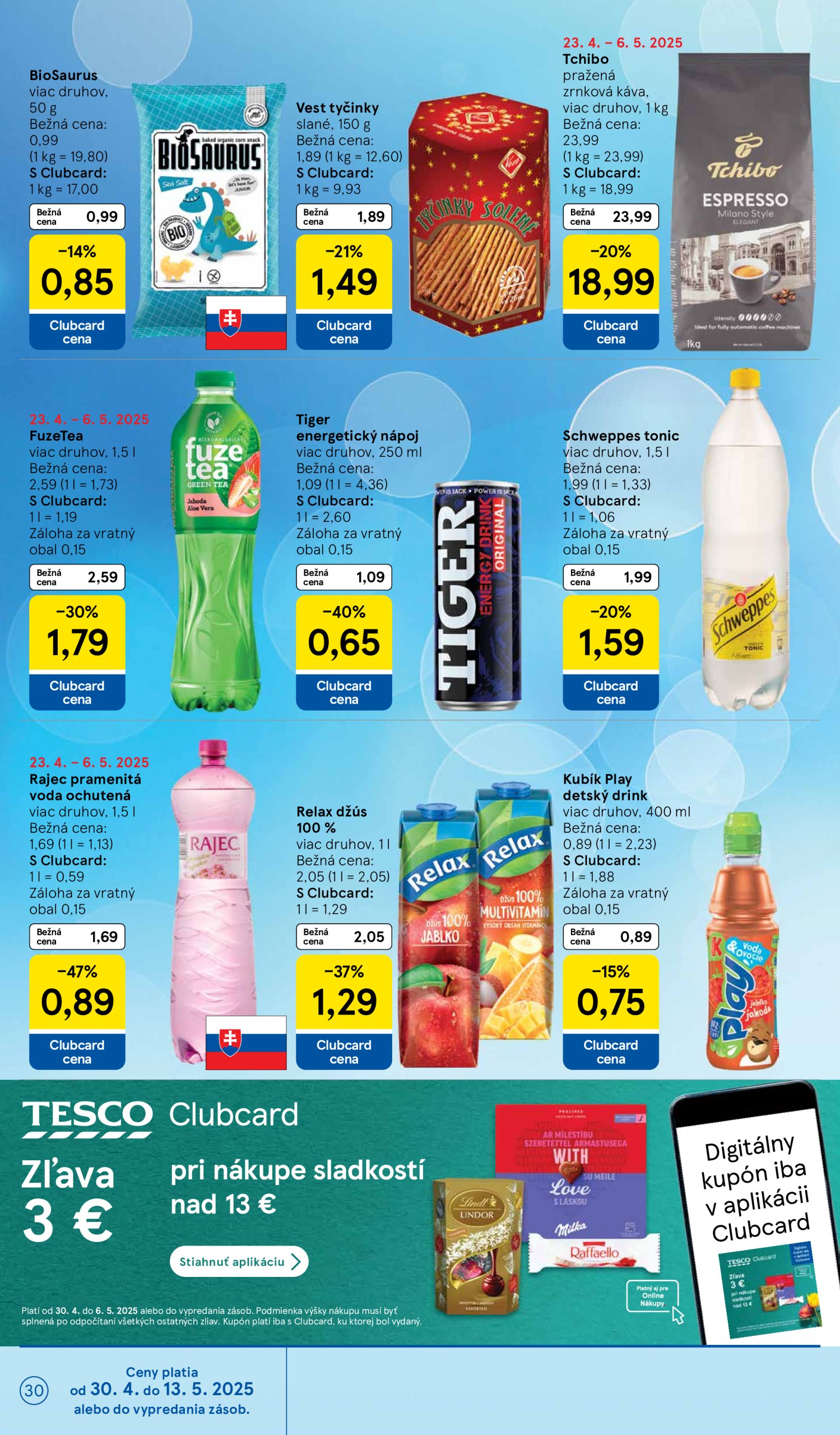 tesco - Tesco leták platný od 30.04. - 08.05. - page: 30 tesco - Tesco leták platný od 30.04. - 08.05. - page: 30